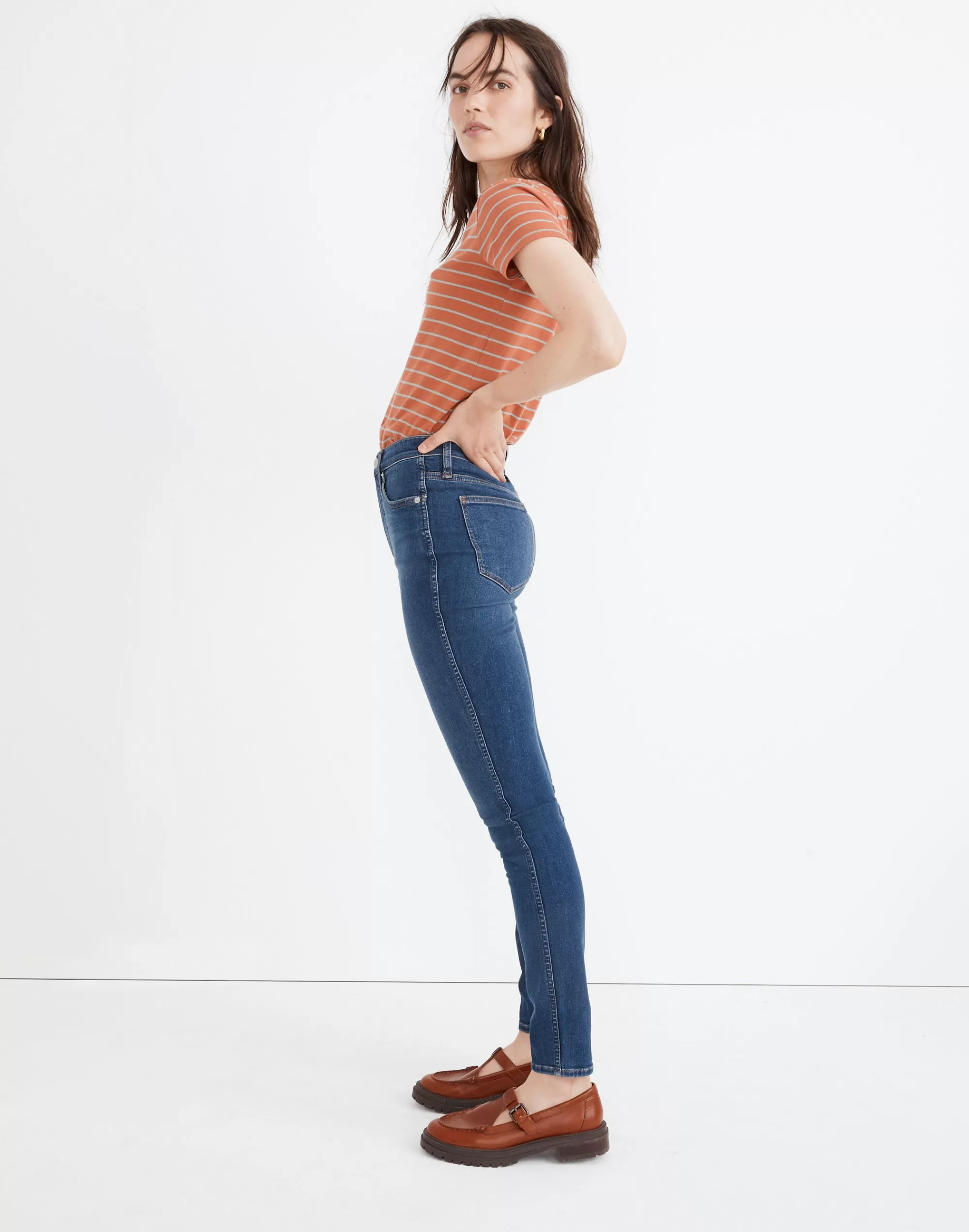 Madewell Skinny Jeans>10" High-Rise Skinny Jeans In Coronet Wash