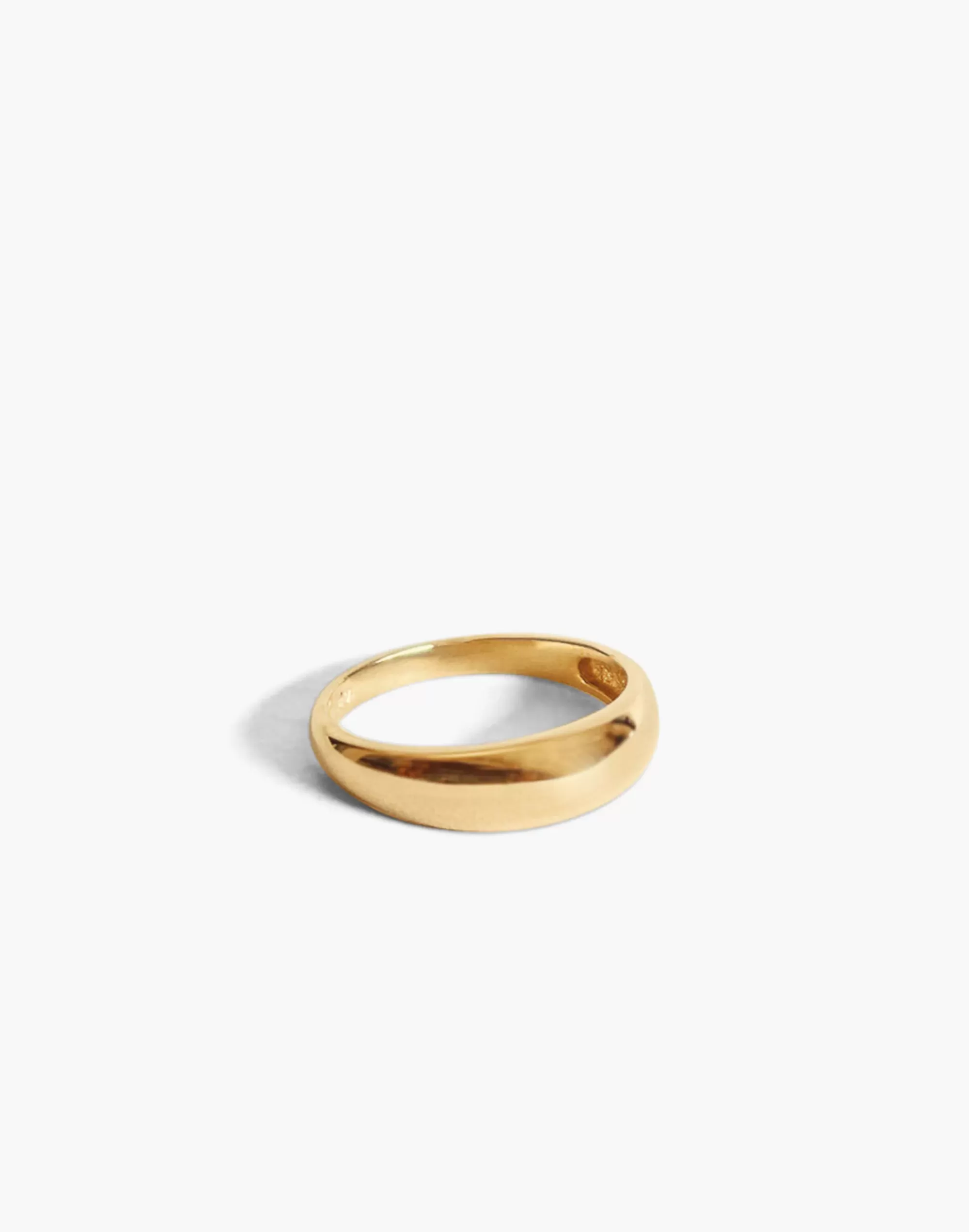 Madewell 14K Gold-Plated>14K Dare To Love Dome Ring I Gold