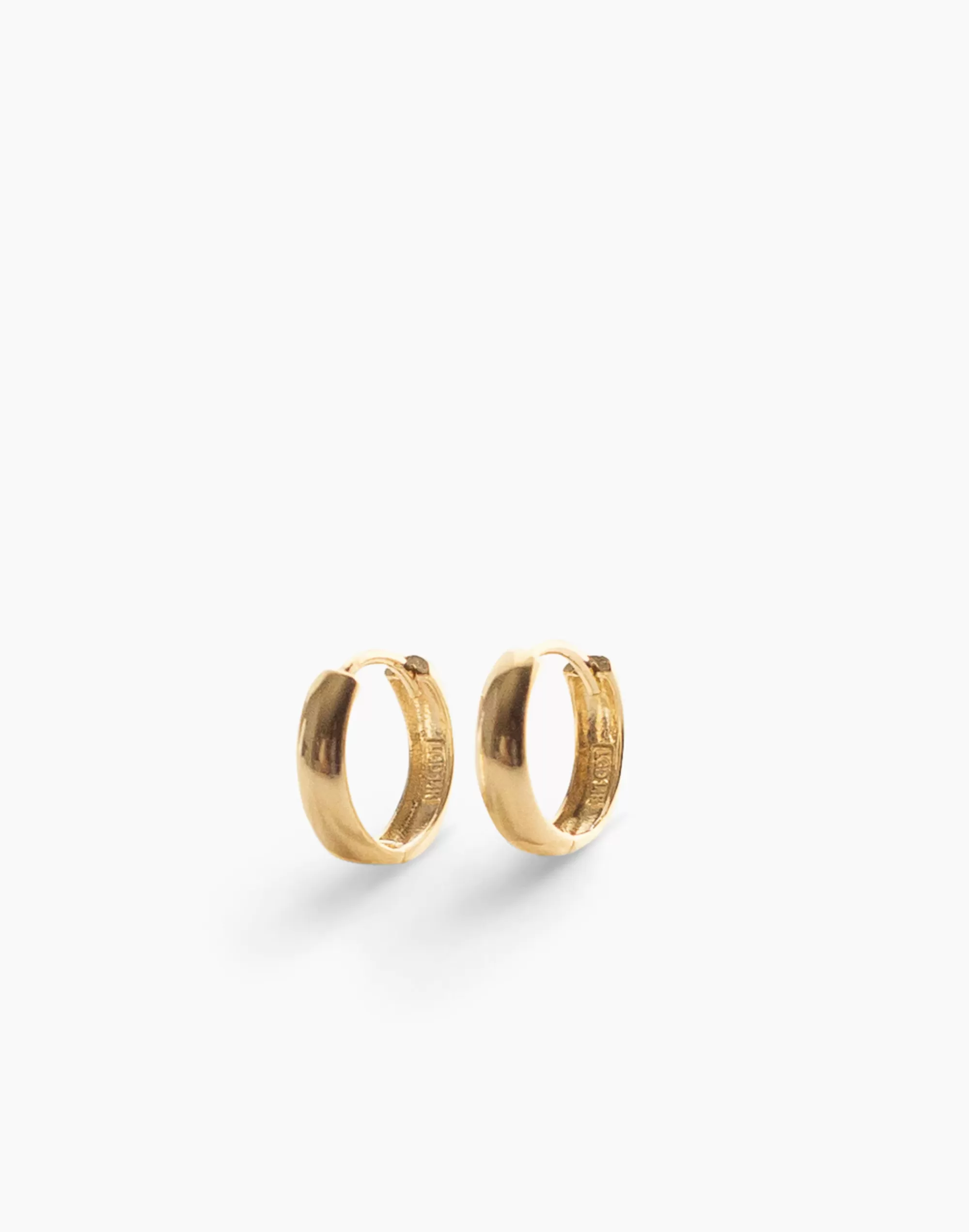 Madewell 14K Gold-Plated>14K Mini Huggie Hoop Earrings Gold