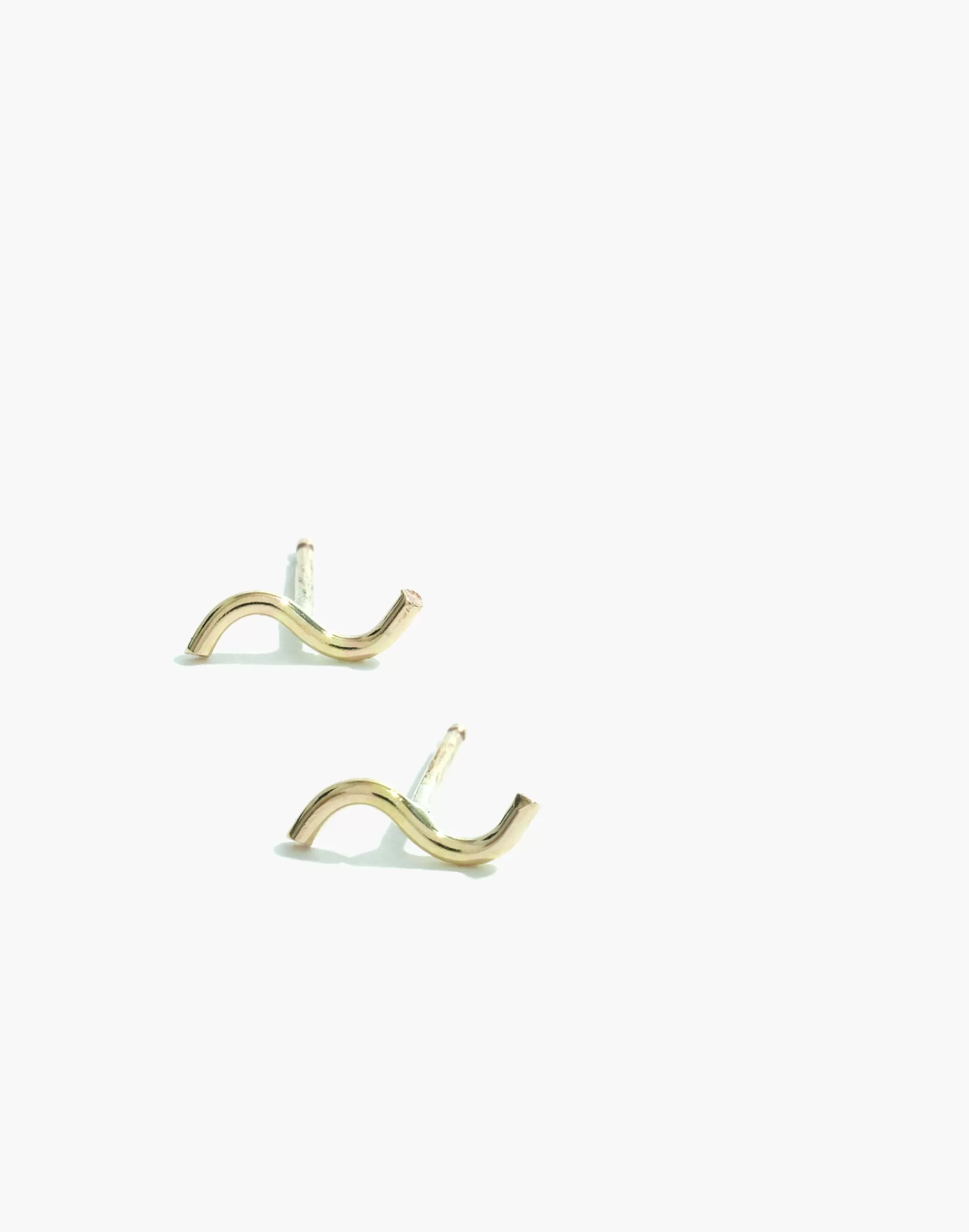 Madewell Earrings>14K -Filled Dazed Stud Earrings Gold