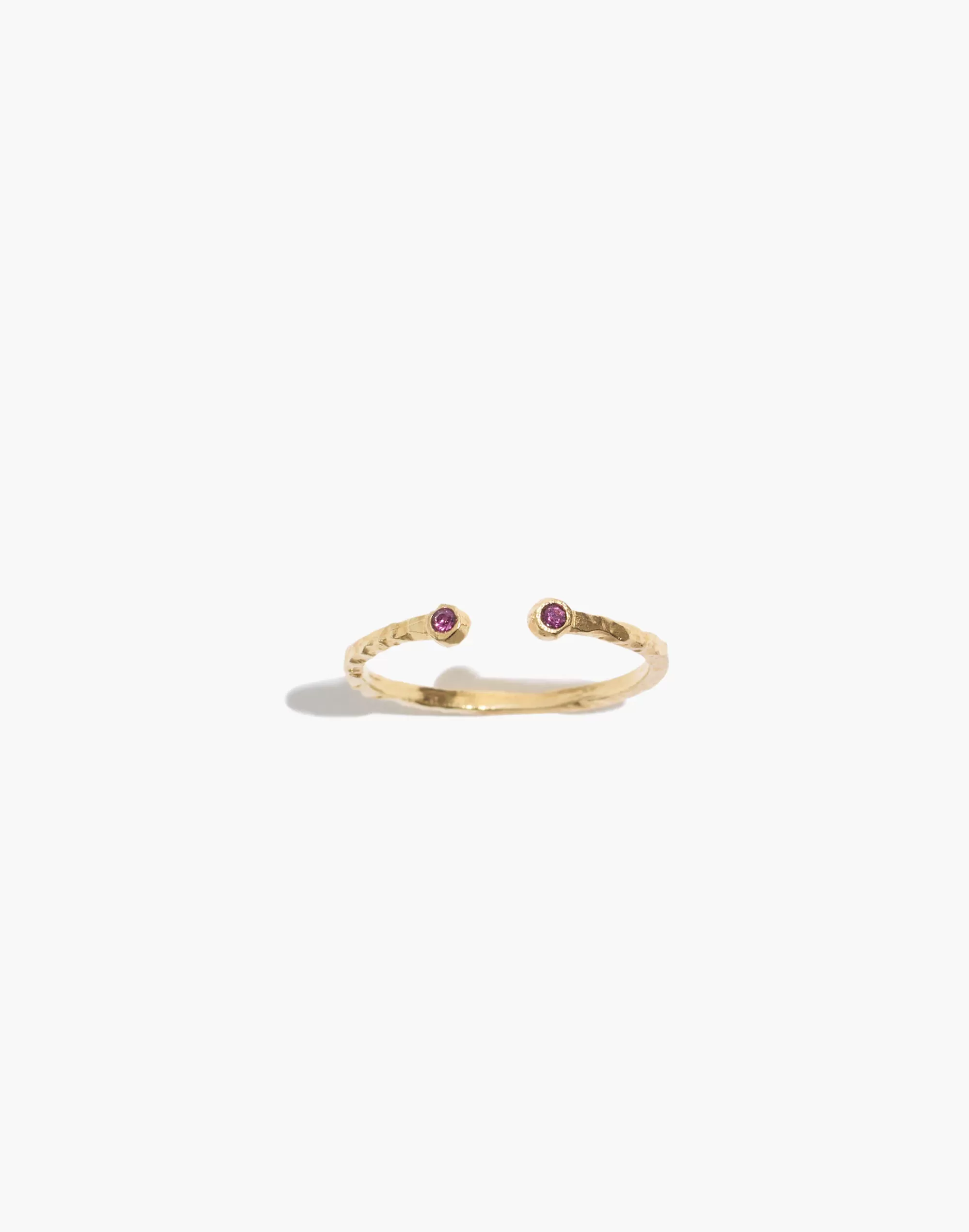 Madewell Rings>18K Gold-Plated Birthstone Ring February