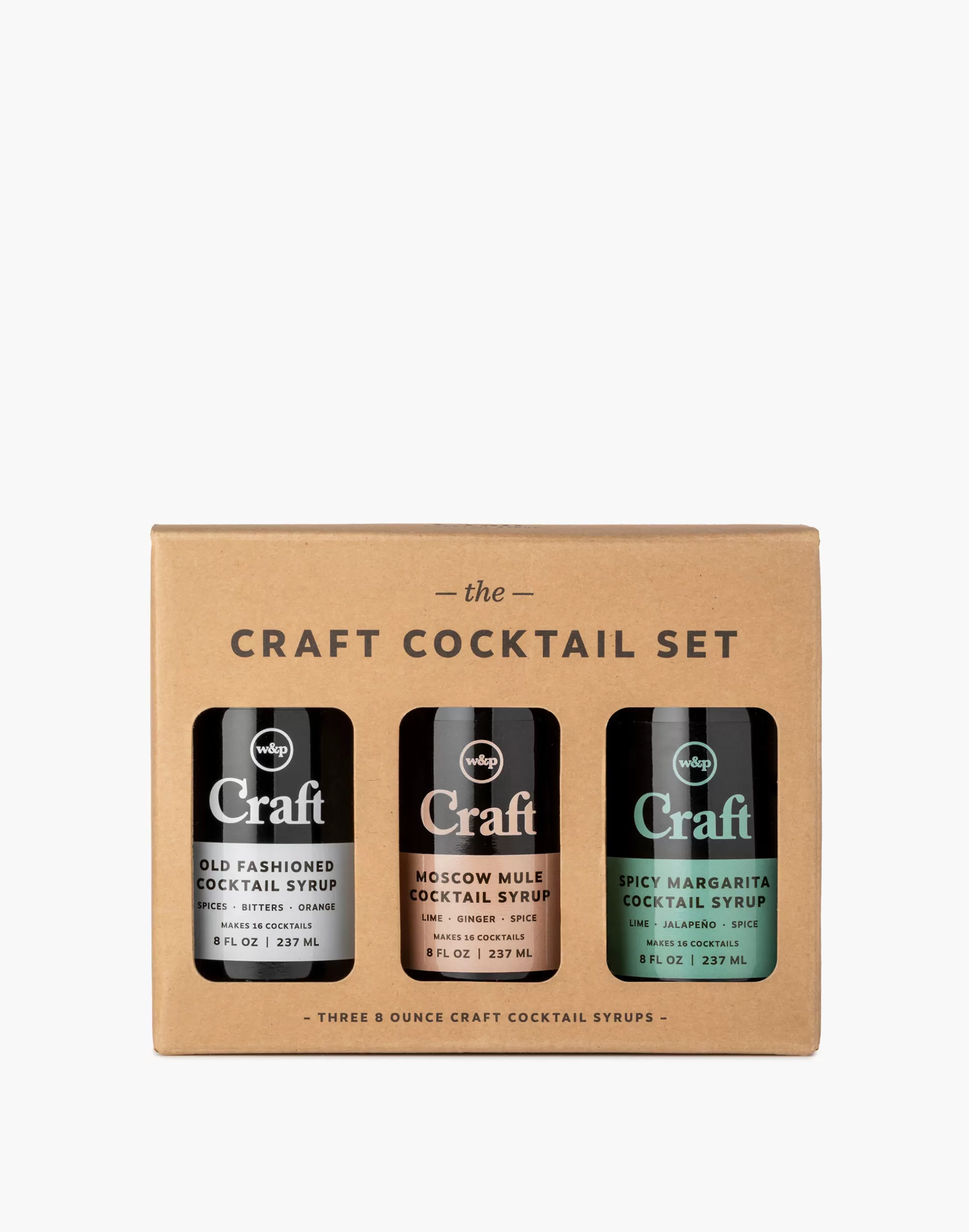 Madewell Home> 3Pc Cocktail Syrup Set (8Oz) One Color