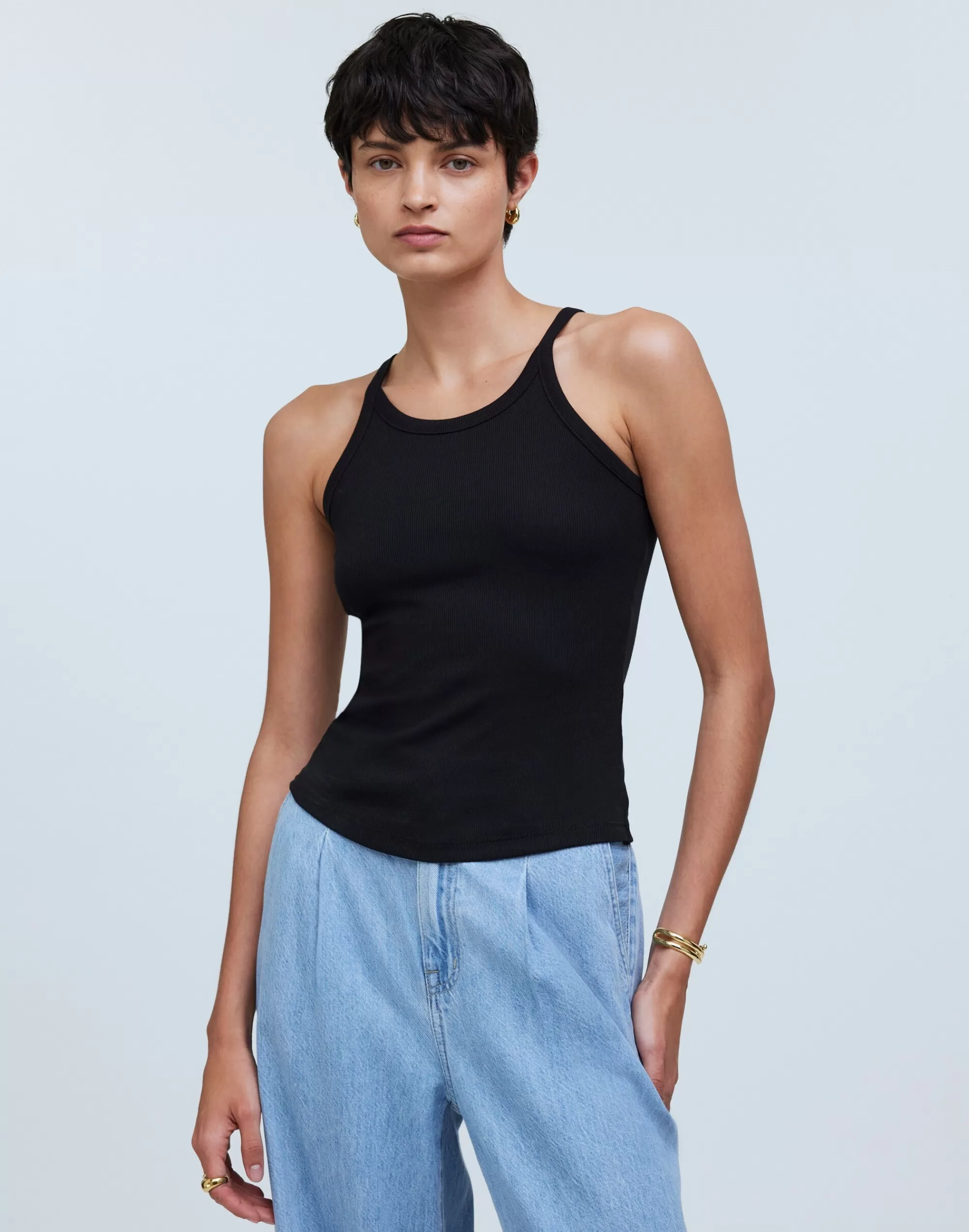 Madewell Tees>90S Tank True Black