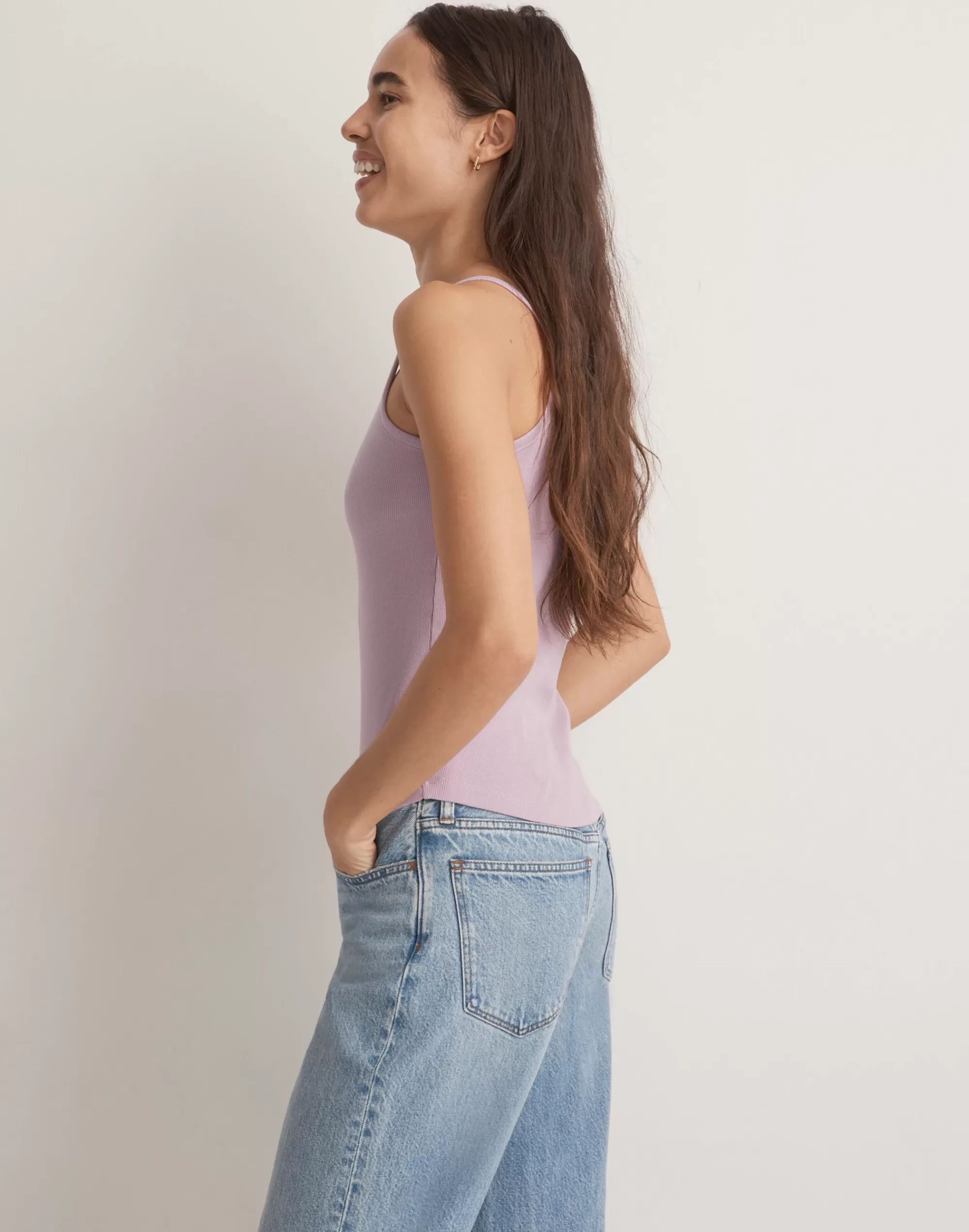 Madewell Tees>90S Tank Vibrant Lilac