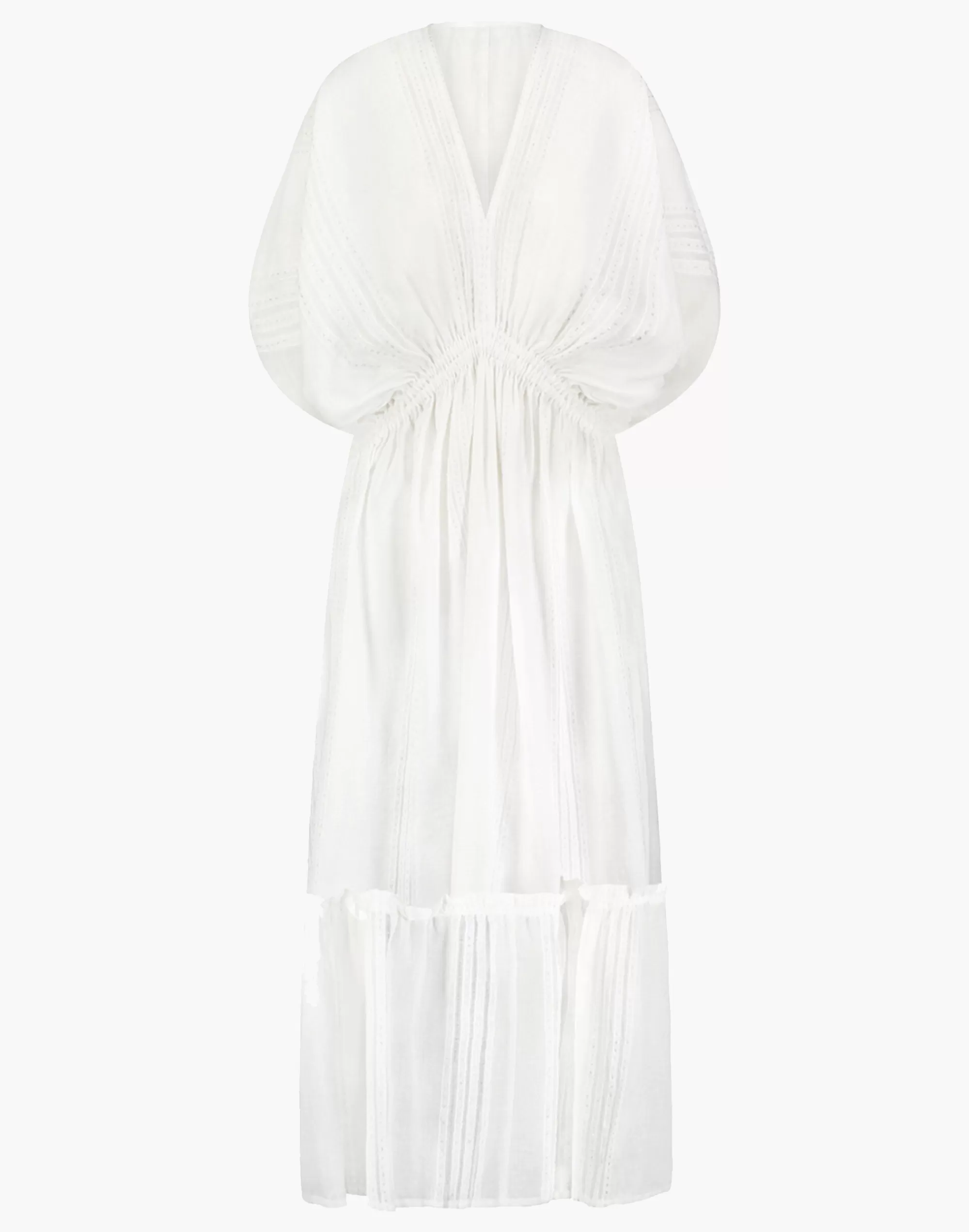 Madewell Dresses>Abira Plunge Neck Dress White