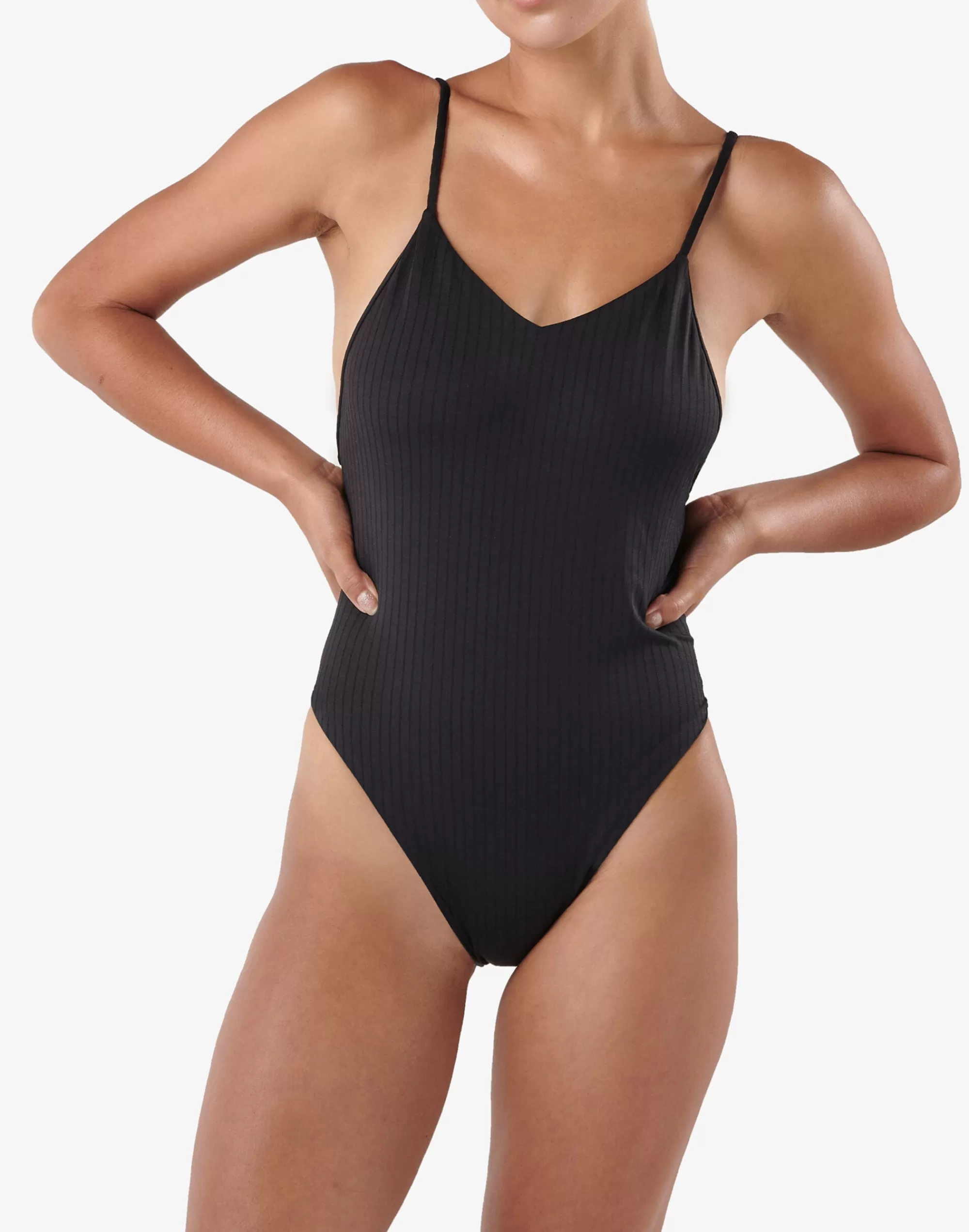 Madewell Swim>Agadir One Piece Swimsuit Black