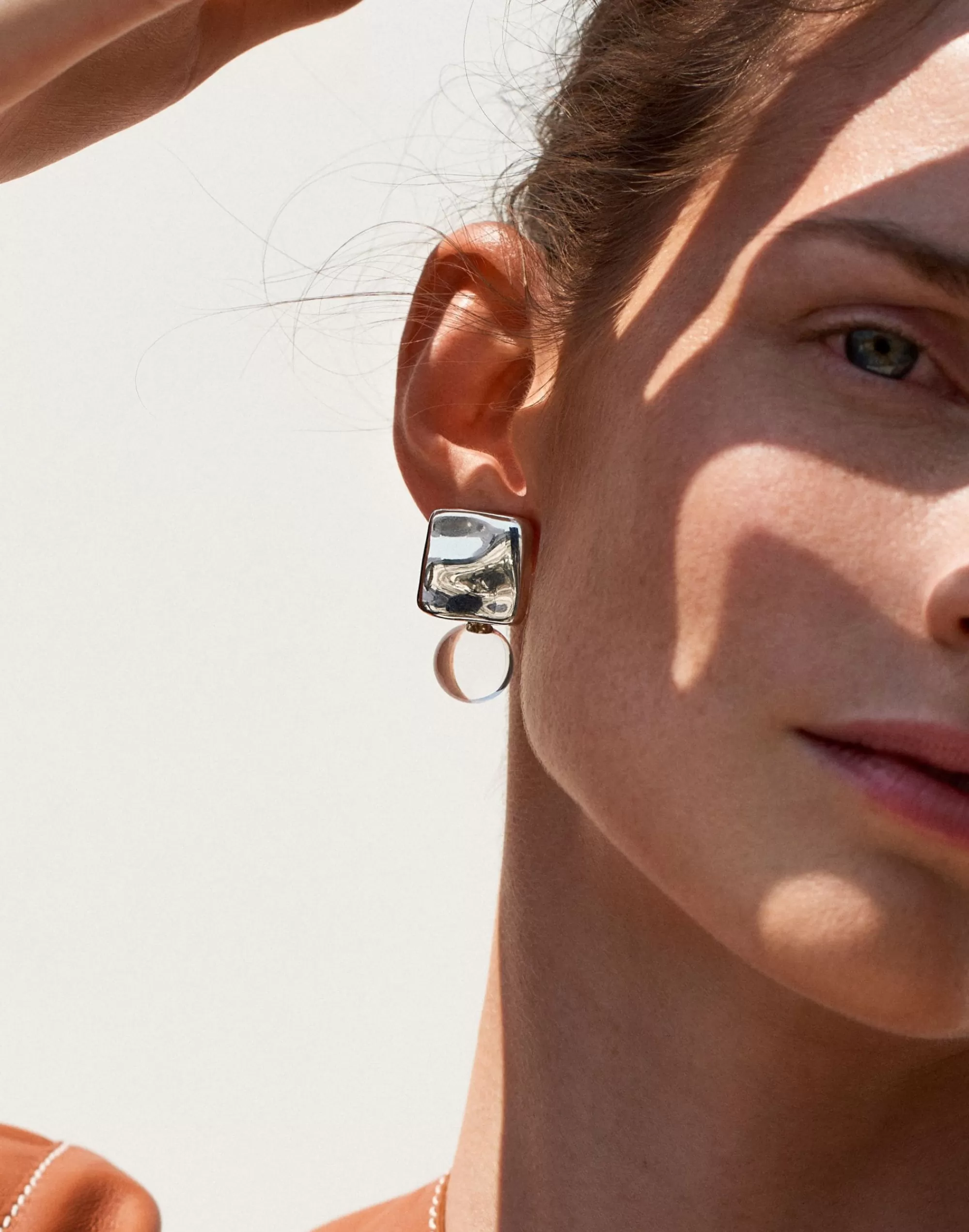 Madewell Earrings>Agmes Luca Earrings Silver