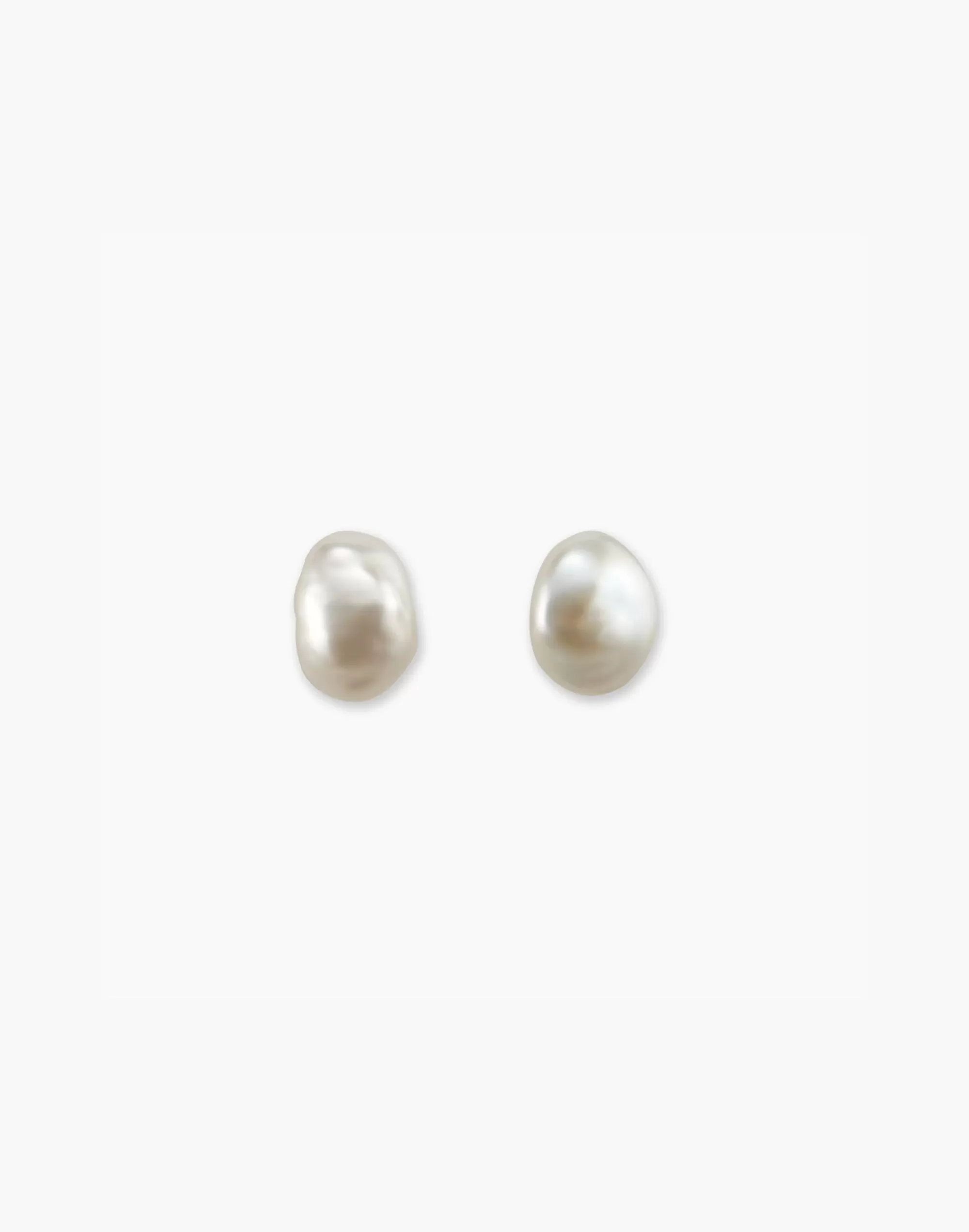 Madewell Earrings>Agmes Pearl Studs Silver