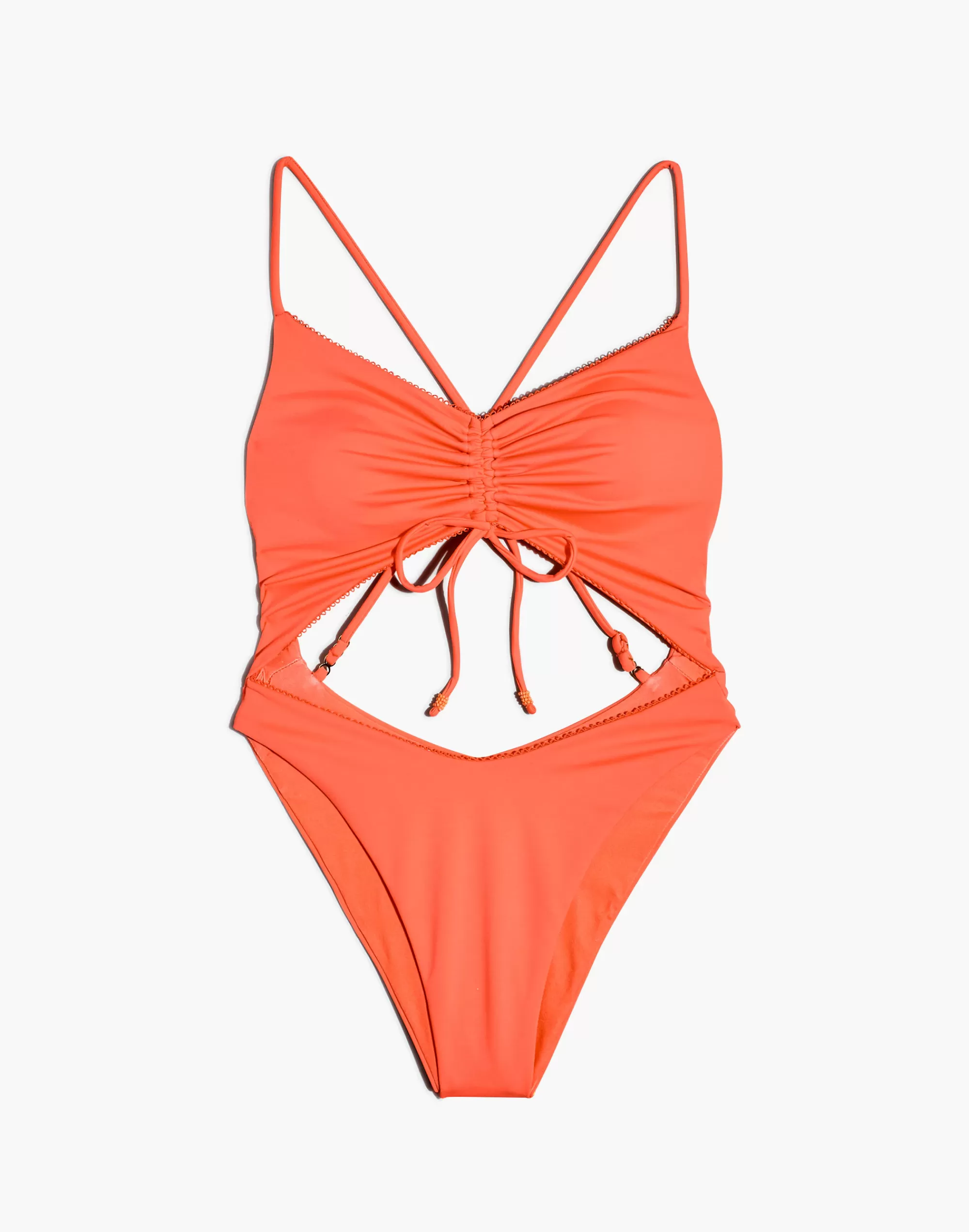 Madewell Swim>Agua Bendita Dainy One-Piece Swimsuit Coral