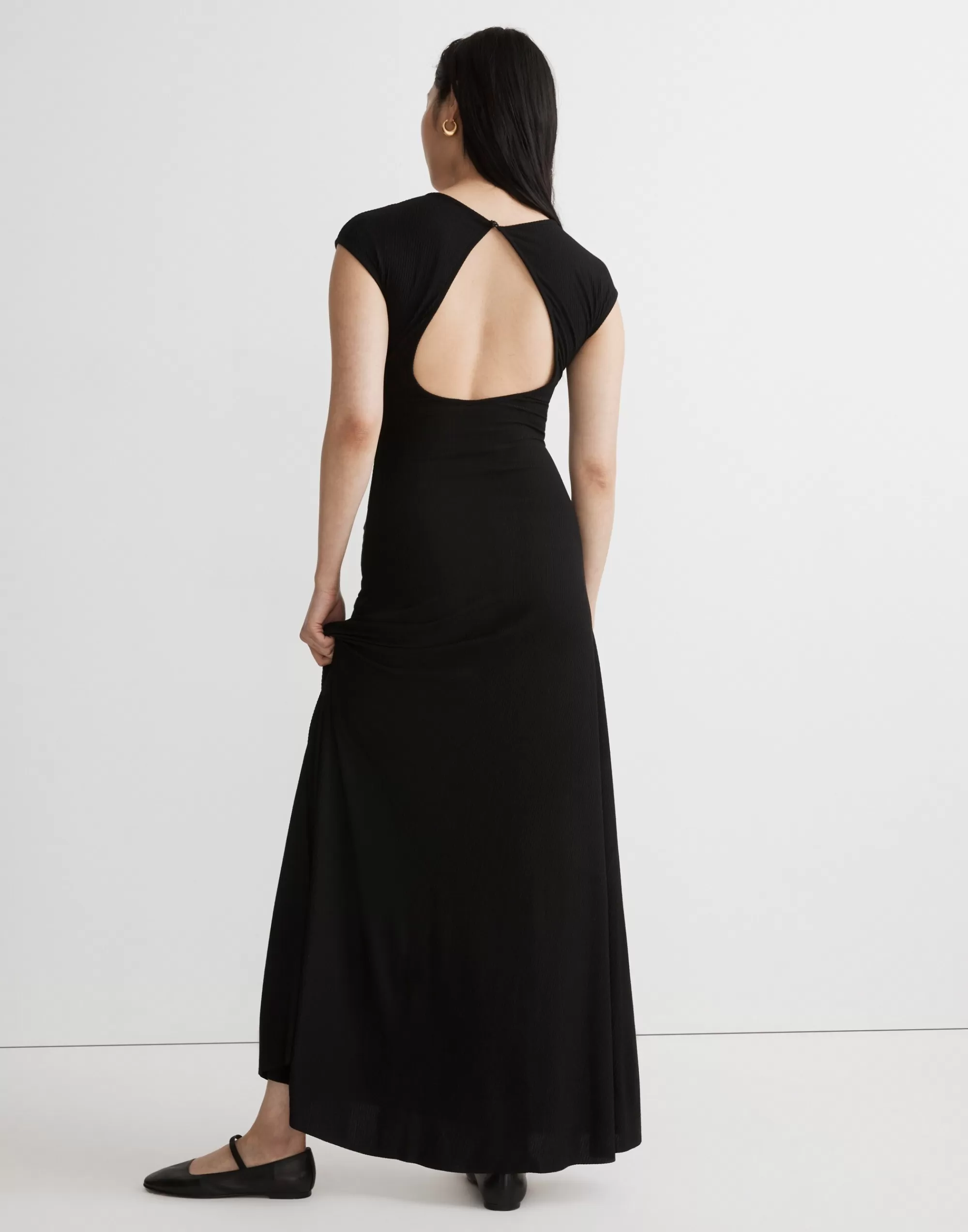 Madewell Dresses>Agua By Agua Bendita Ailana Maxi Dress Black