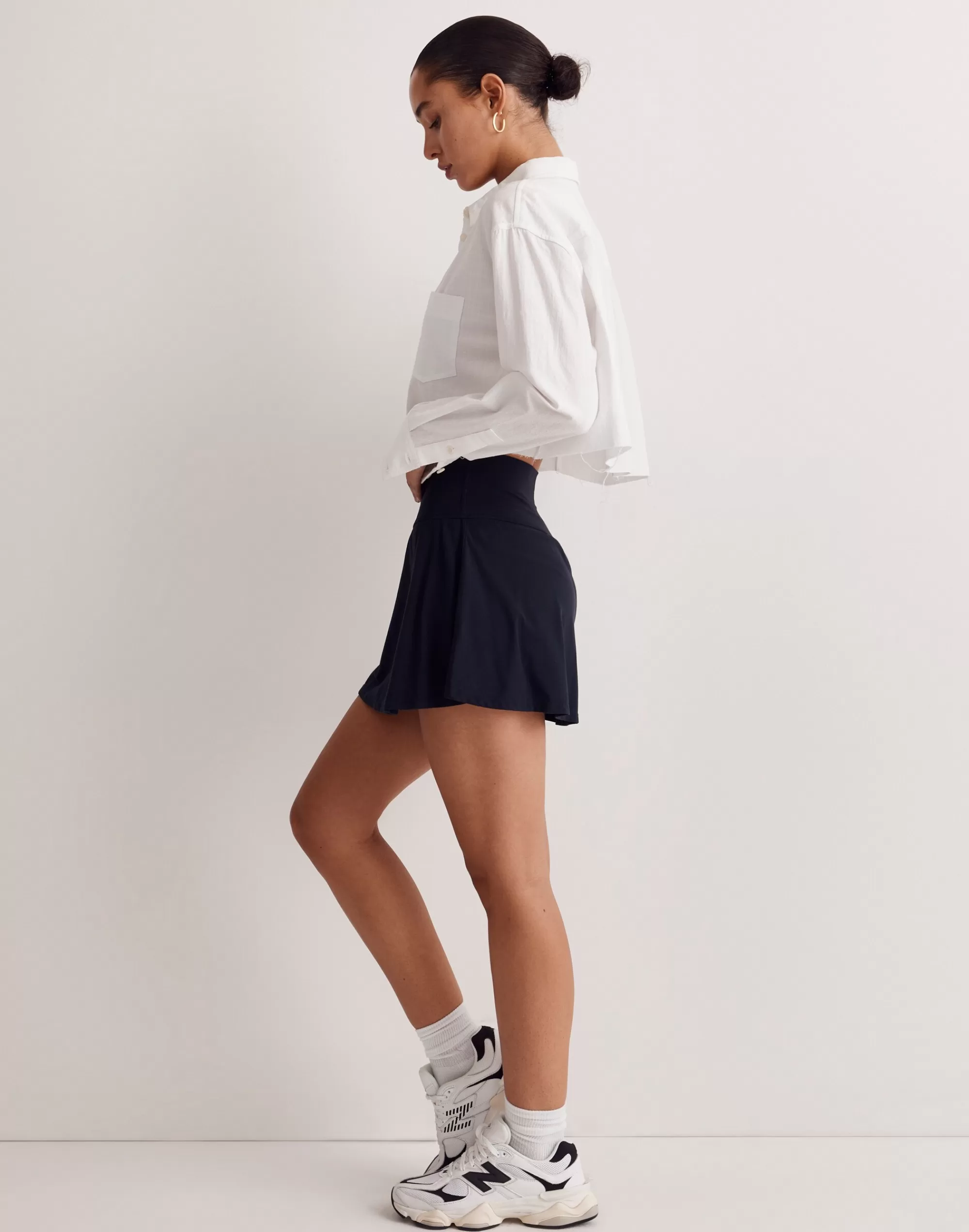 Madewell Dresses>Airweight High-Waist Skort Indigo