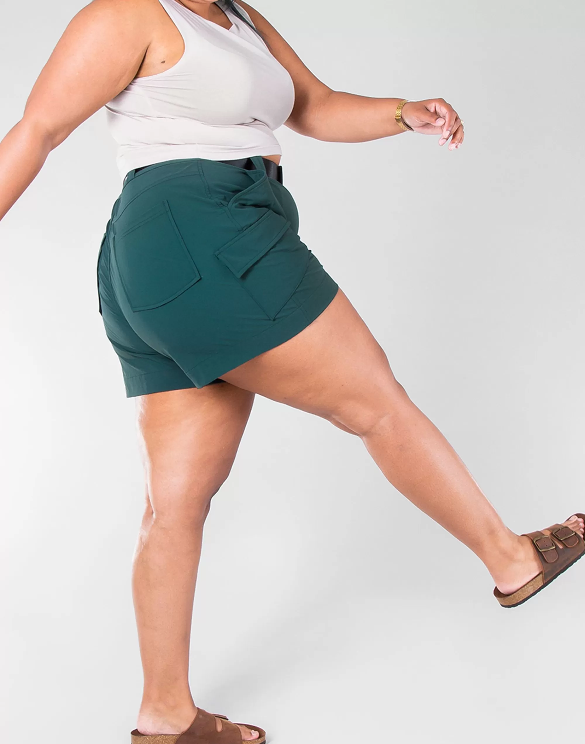 Madewell Activewear>Alder Take A Hike Short Forest Green