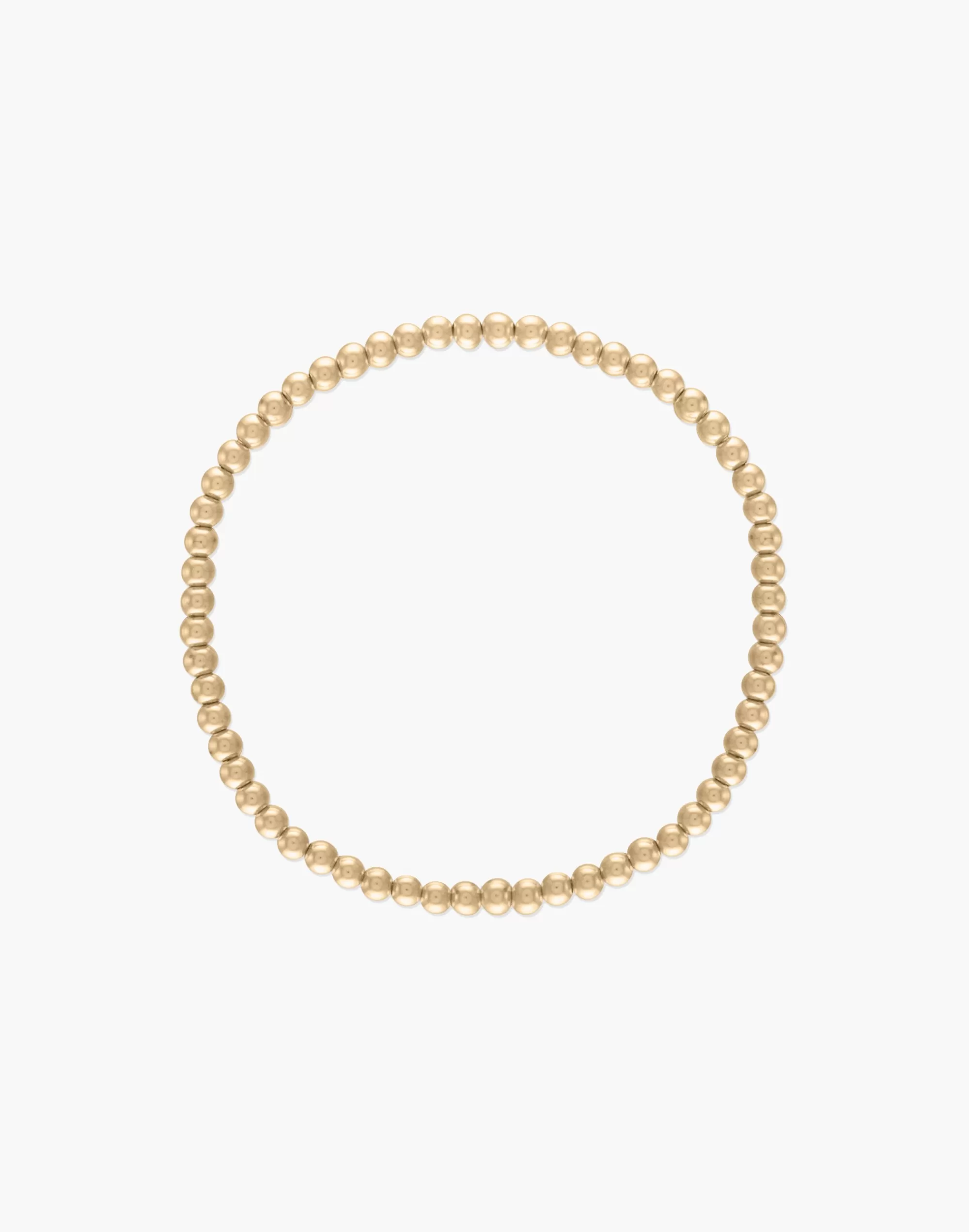 Madewell Bracelets>Alexa Leigh 4Mm Gold Ball Bracelet Pale Chamois