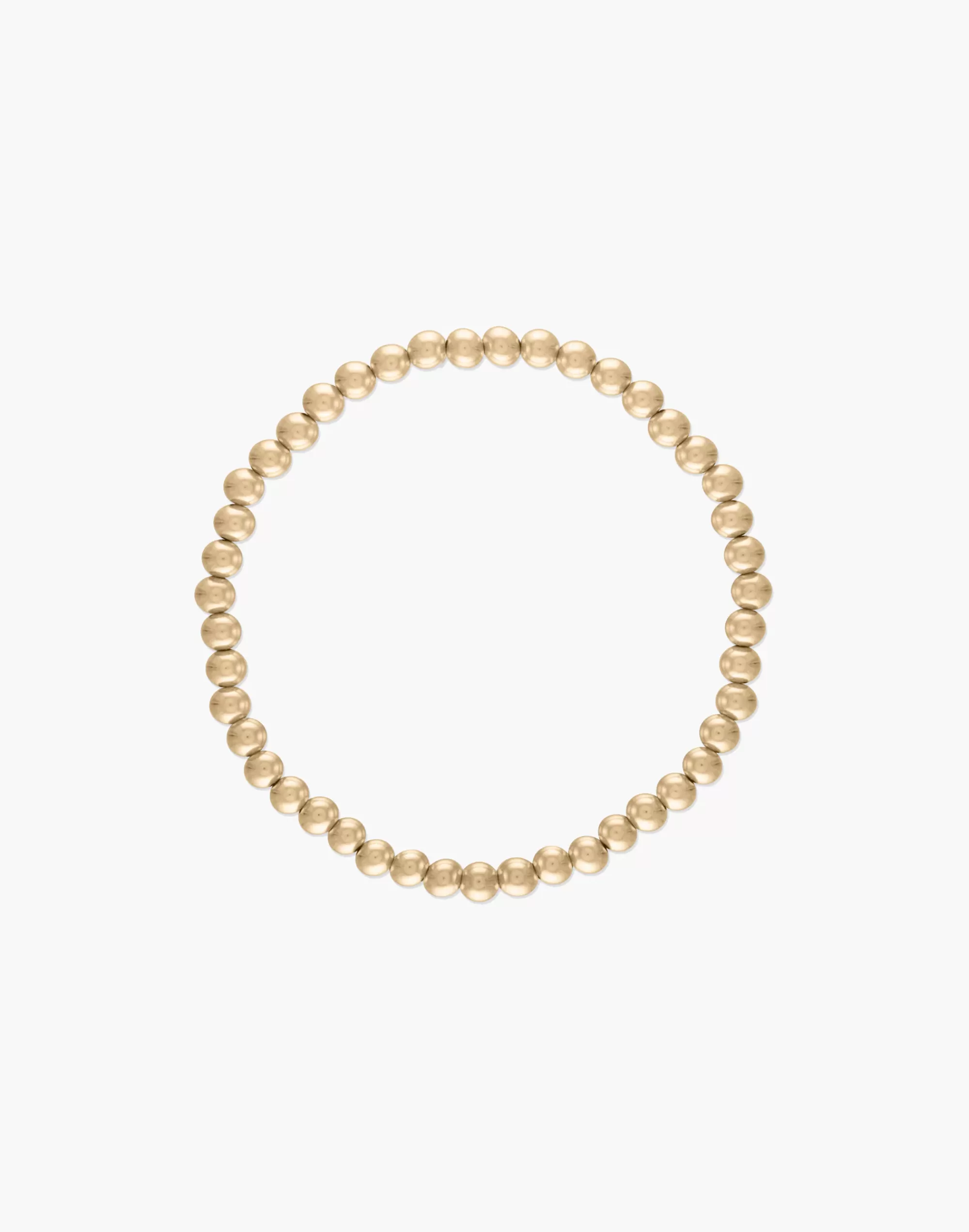 Madewell Bracelets>Alexa Leigh 5Mm Gold Ball Bracelet Pale Chamois