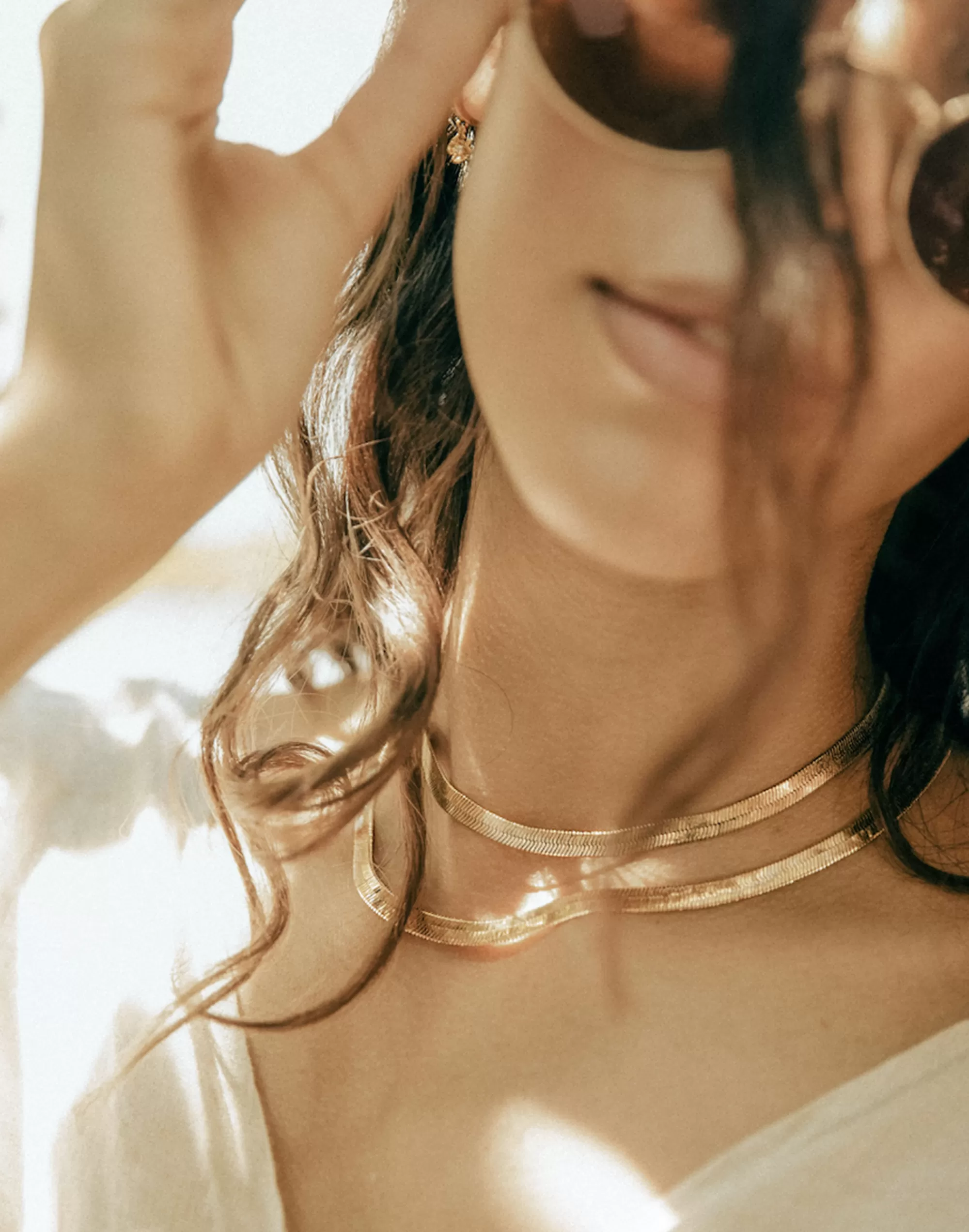 Madewell Necklaces>Alexa Leigh Chunky Snake Necklace Gold