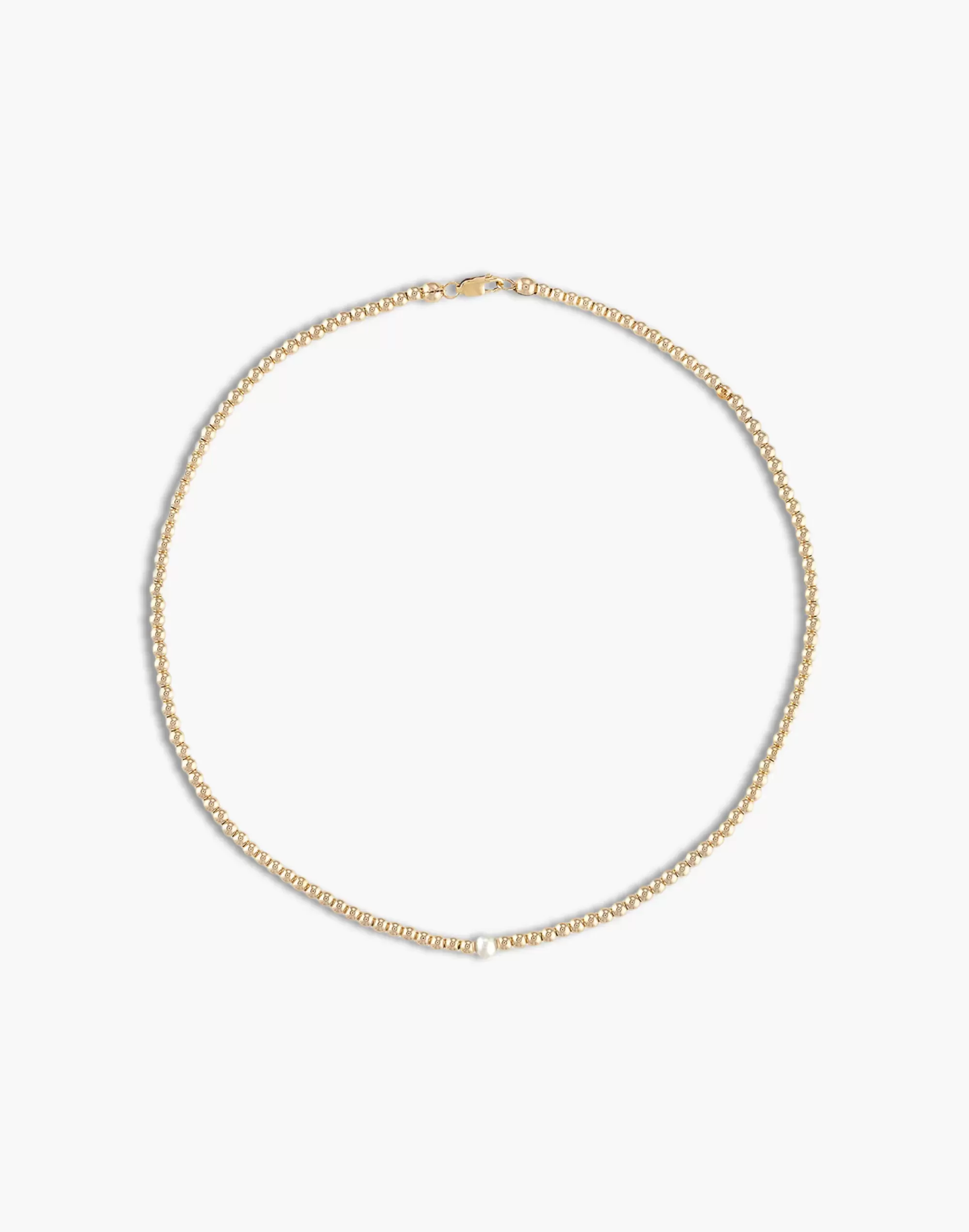 Madewell Necklaces>Alexa Leigh Lil Pearl Choker Gold