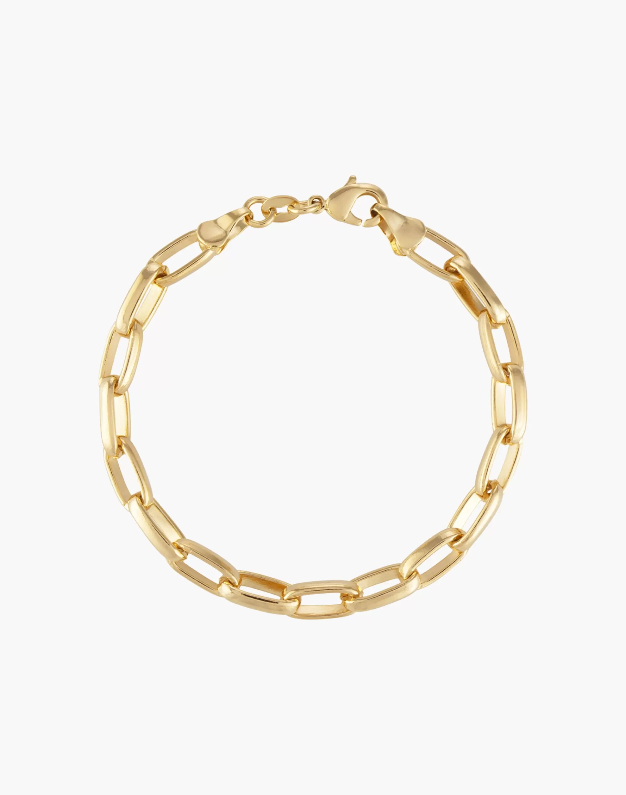 Madewell Bracelets>Alexa Leigh Oval Link Bracelet Gold