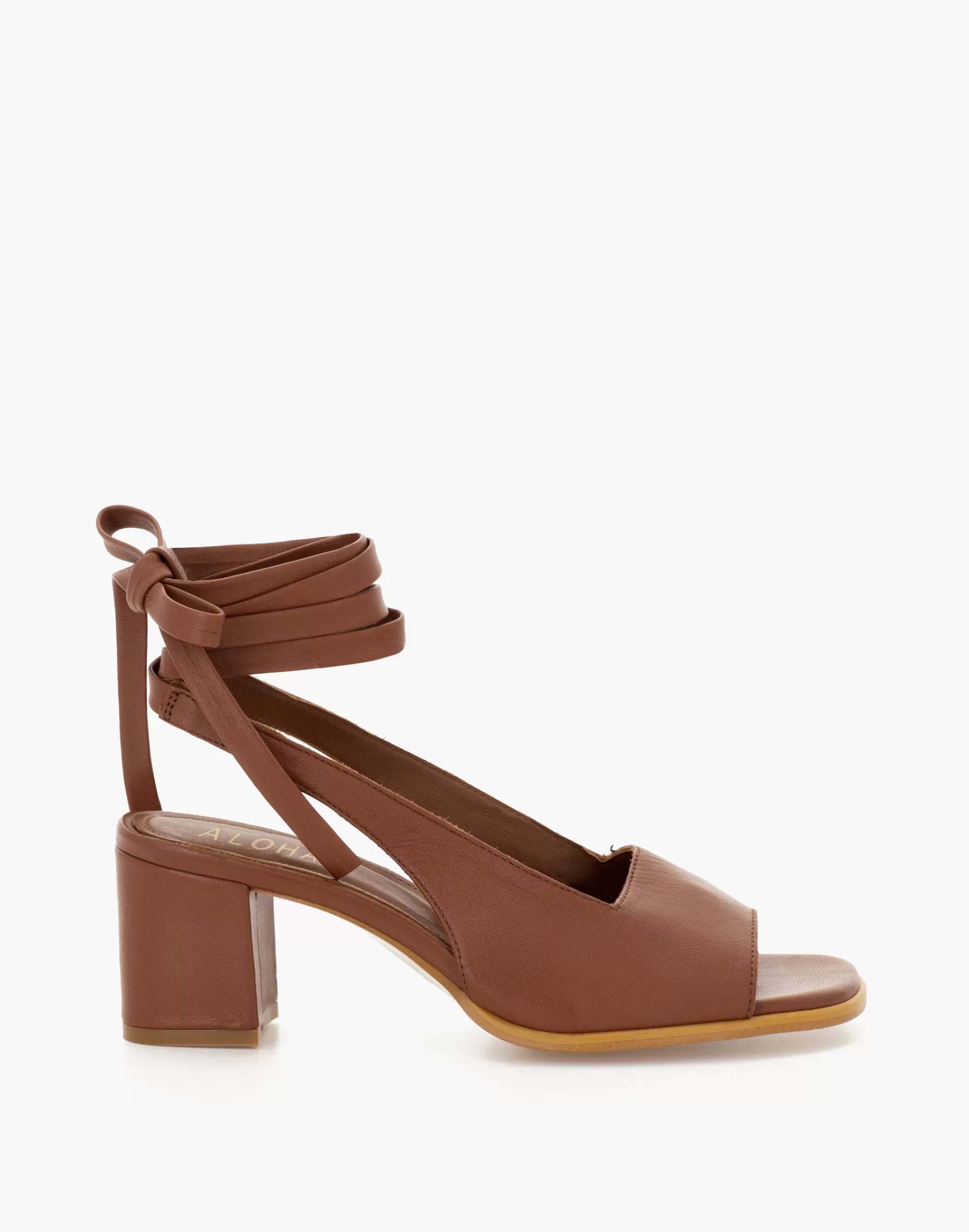 Madewell Sandals>Alohas Leather Lille Sandals Brown