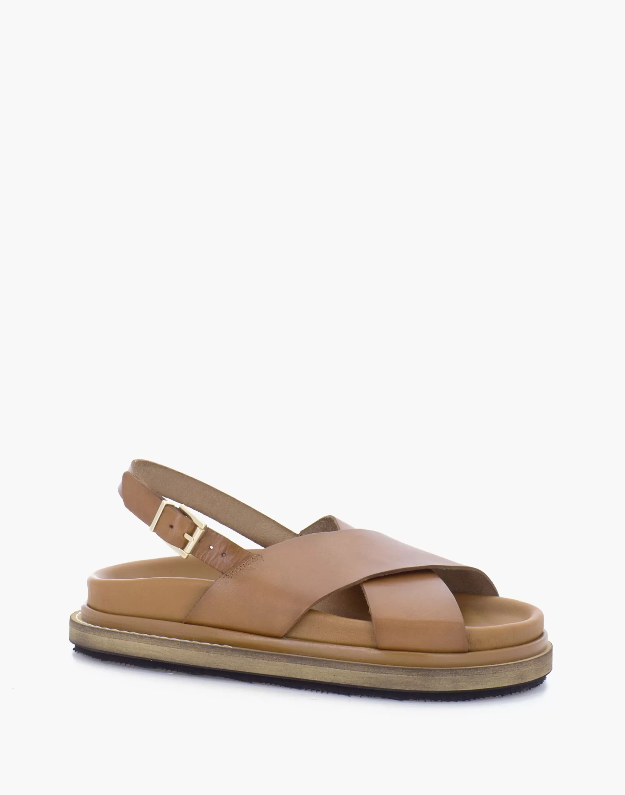 Madewell Sandals>Alohas Leather Marshmallow Sandala Brown