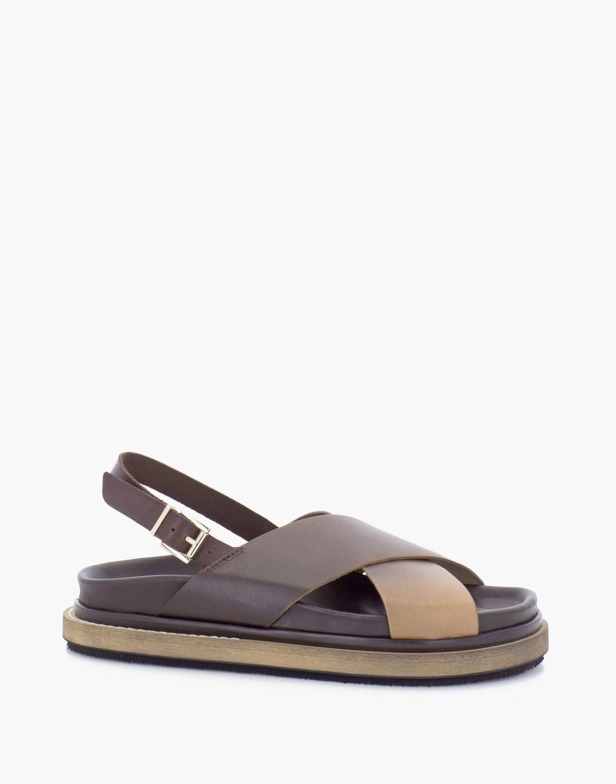 Madewell Sandals>Alohas Leather Marshmallow Sandals Brown