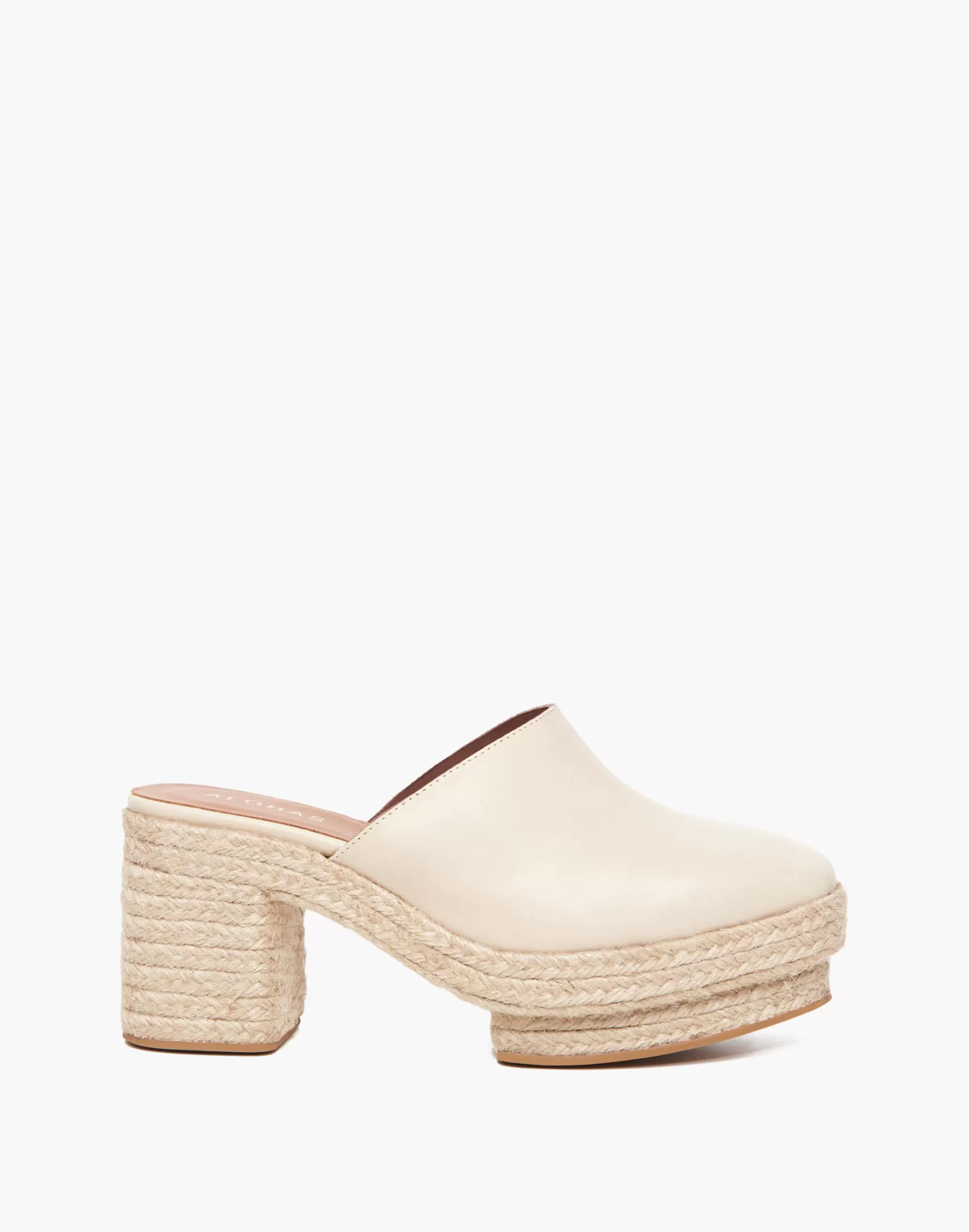 Madewell Heels>Alohas Pico Clog Ivory White