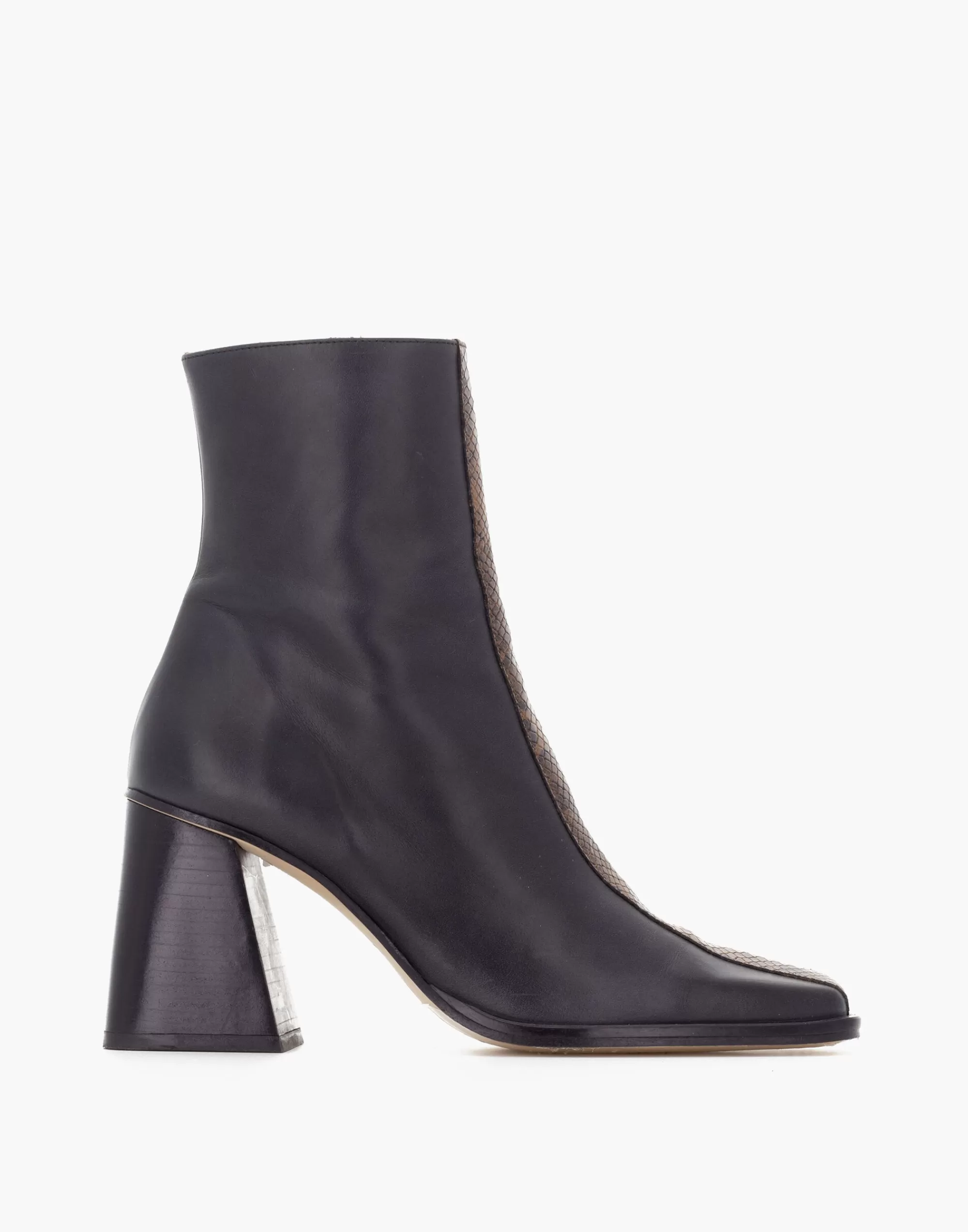 Madewell Boots>Alohas South Edge Black Python Black Multi