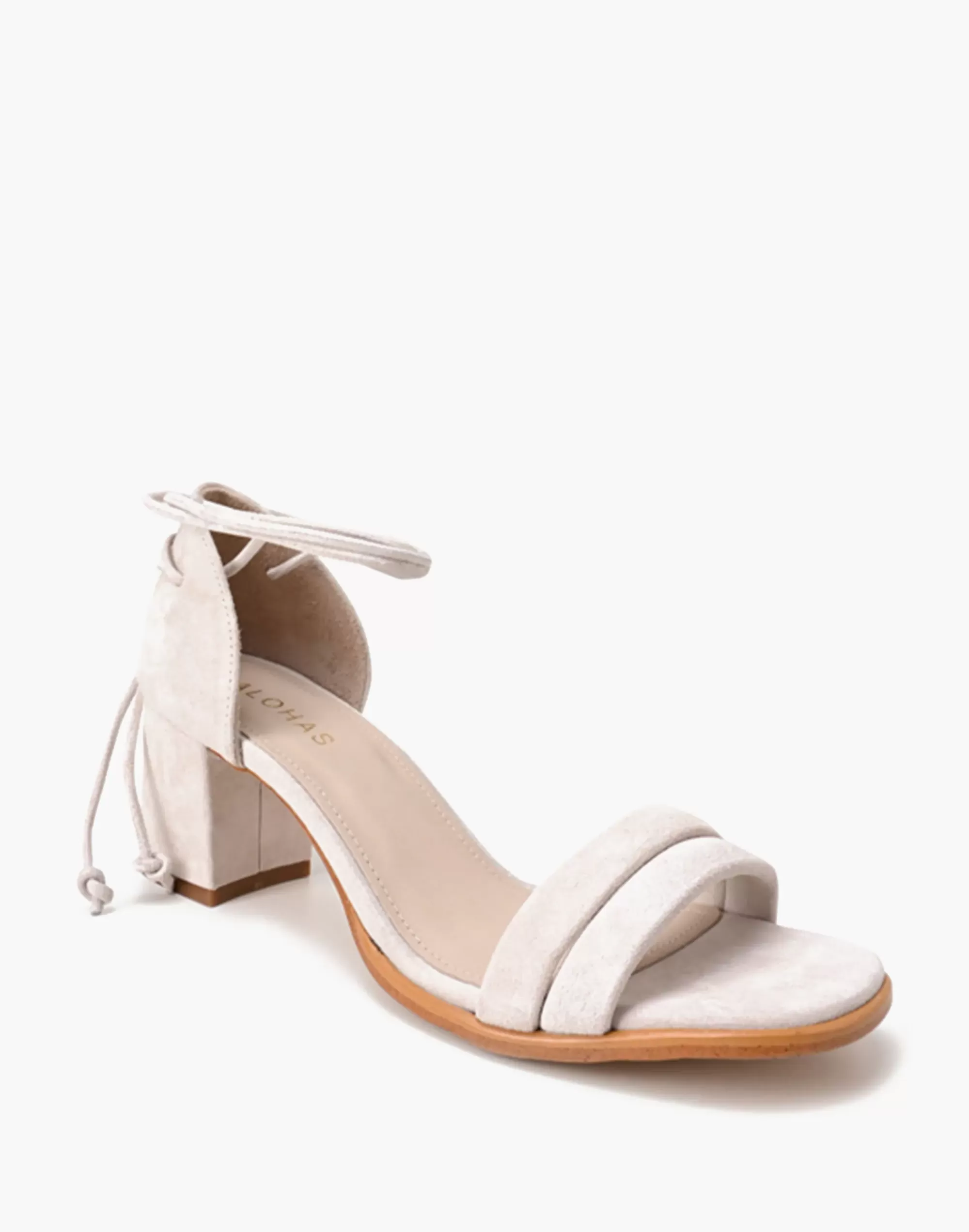 Madewell Sandals>Alohas Suede Dakota Ice Sandals White