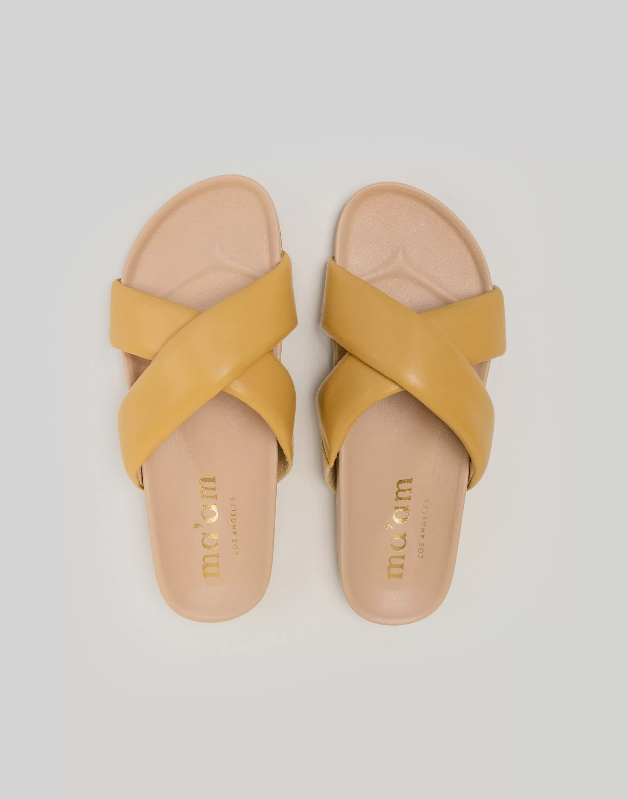 Madewell Sandals>Am Shoes Leather Dolly Sandals Mustard