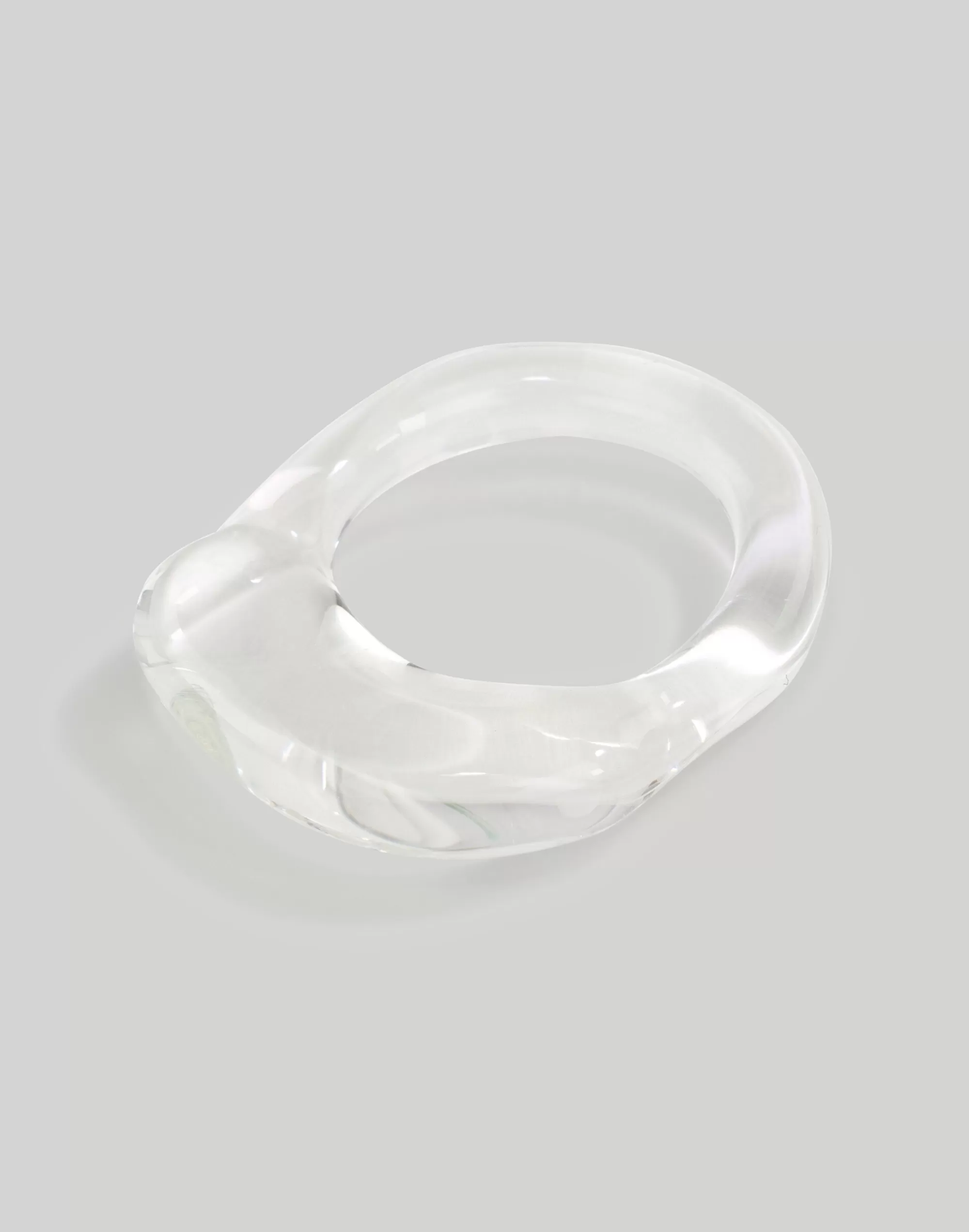 Madewell Rings>Arensbourg Clear Glass Thick Band One Color