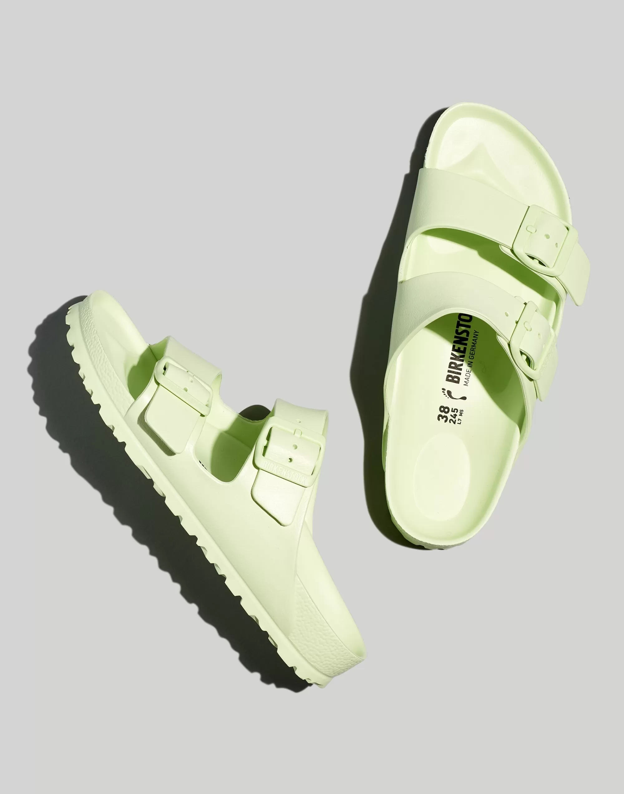 Madewell Sandals>Arizona Eva Sandals Faded Lime