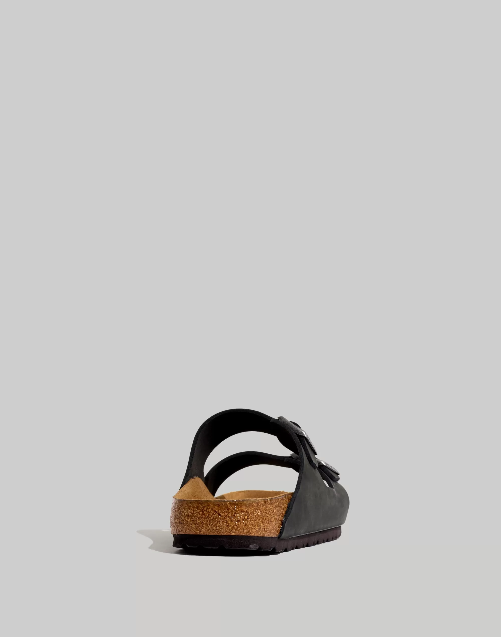 Madewell Sandals>Arizona Soft Footbed Sandals In Oiled Leather True Black