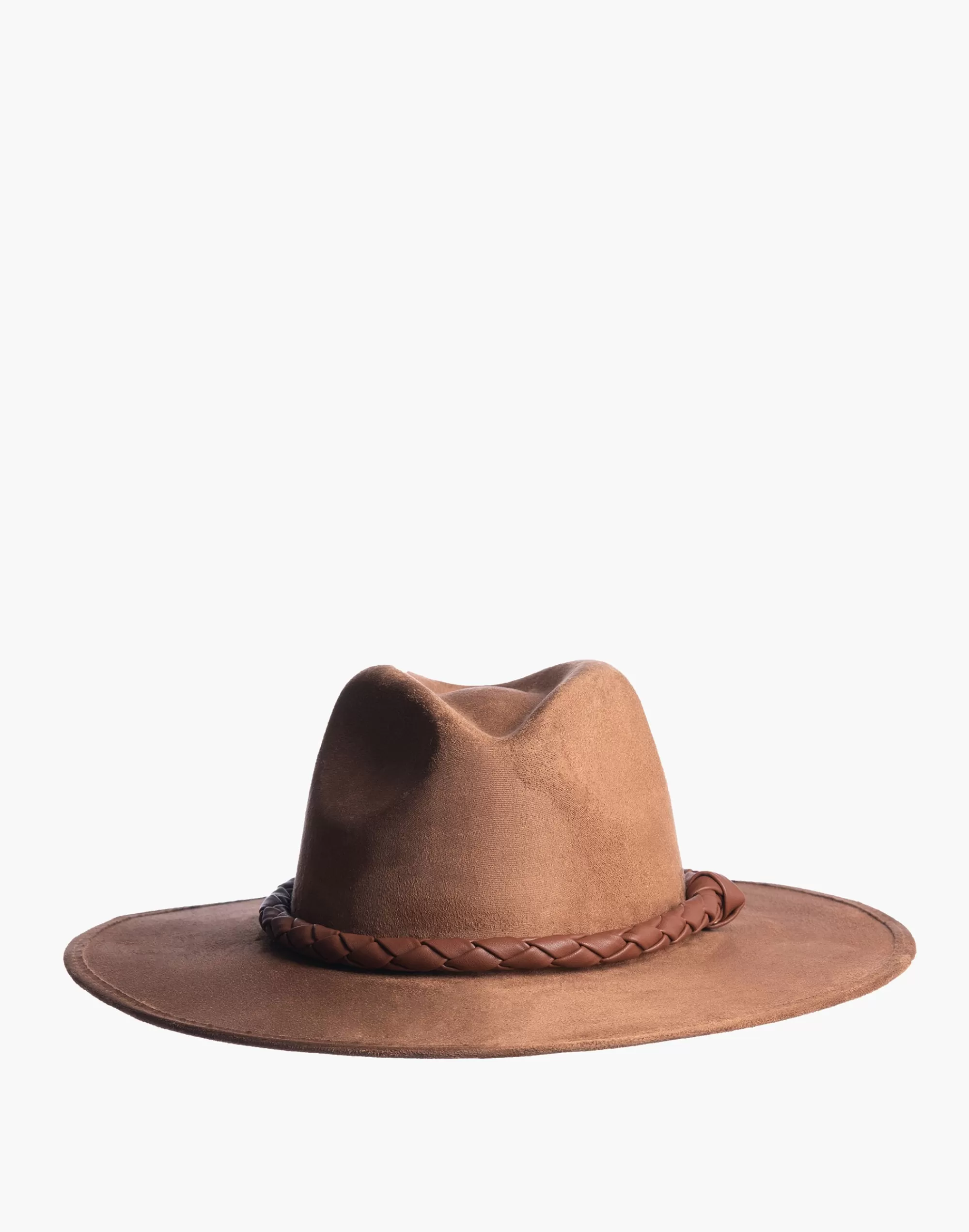 Madewell Hats>Asn Vegan Suede Outlaw Rancher Hat Brown