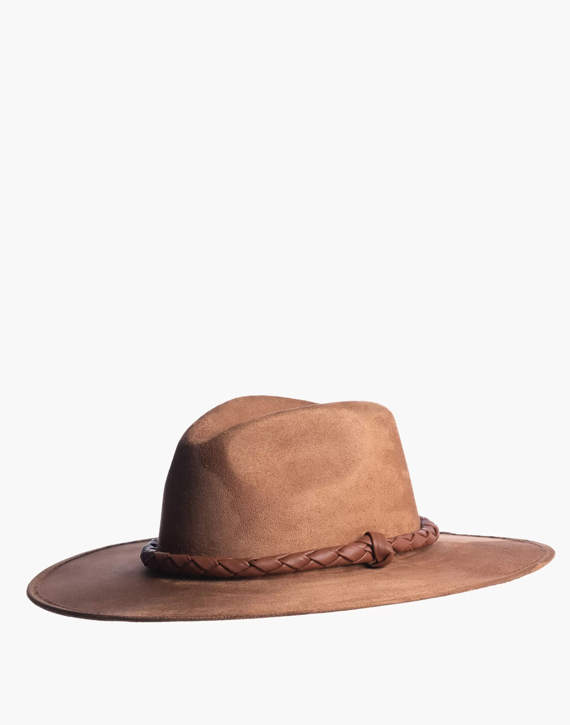 Madewell Hats>Asn Vegan Suede Outlaw Rancher Hat Brown