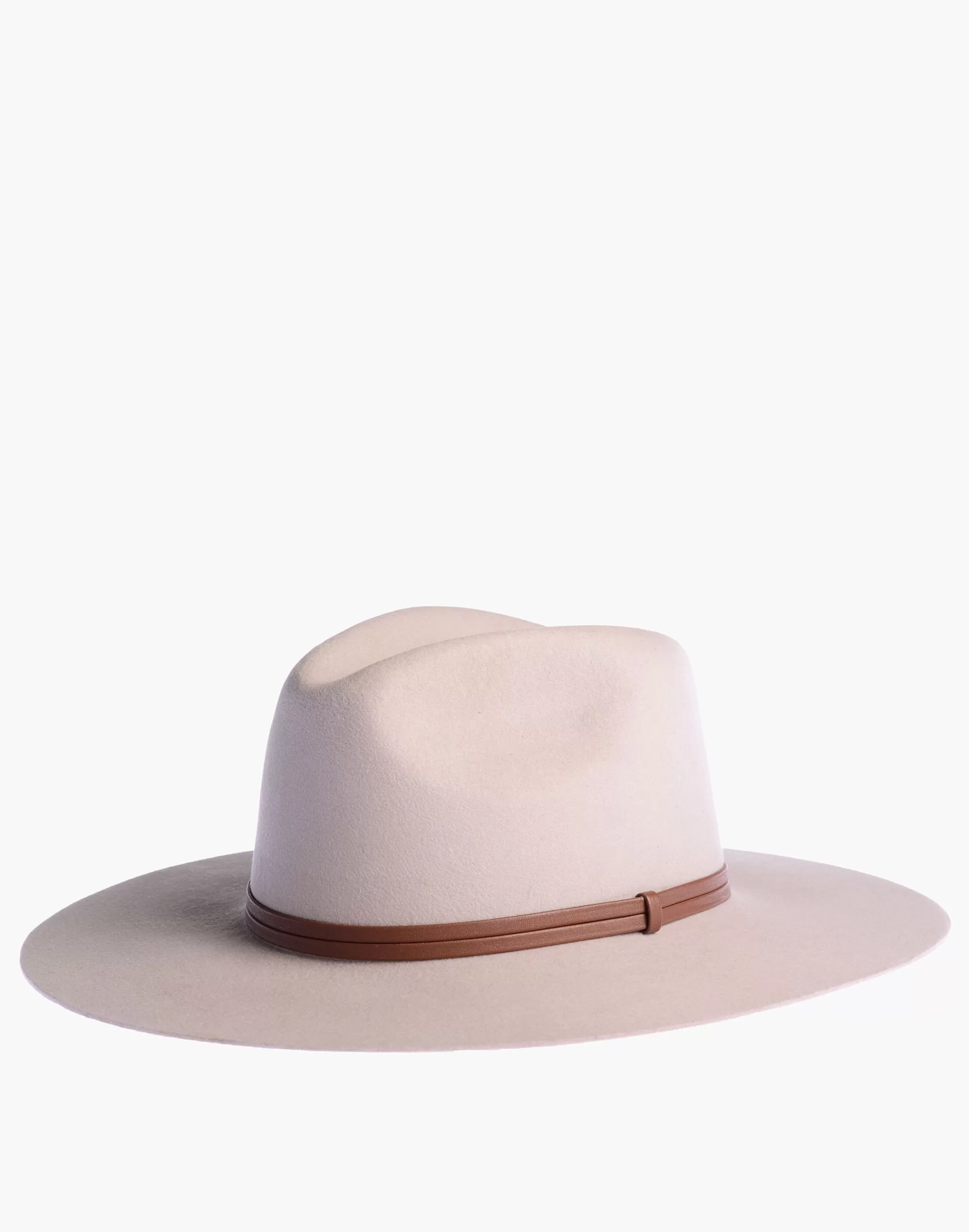 Madewell Hats>Asn Wool Felt Sahara Wide-Brimmed Hat Taupe