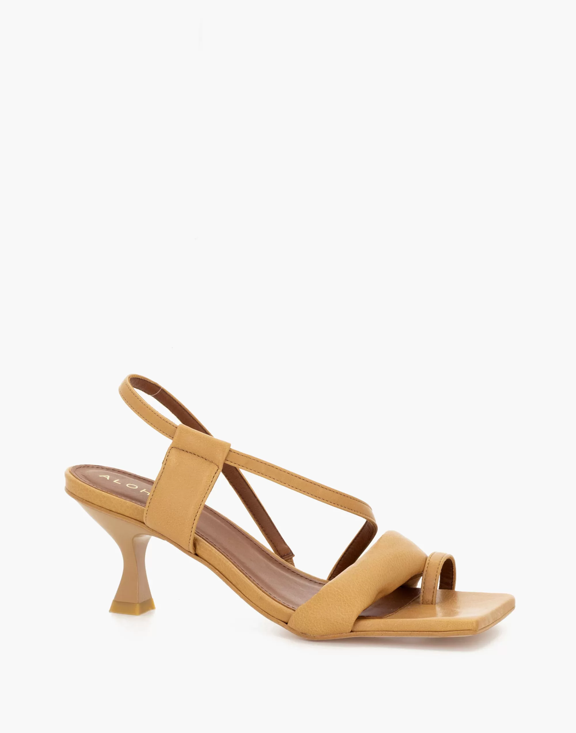 Madewell Sandals>Asymmetric Straps Camel