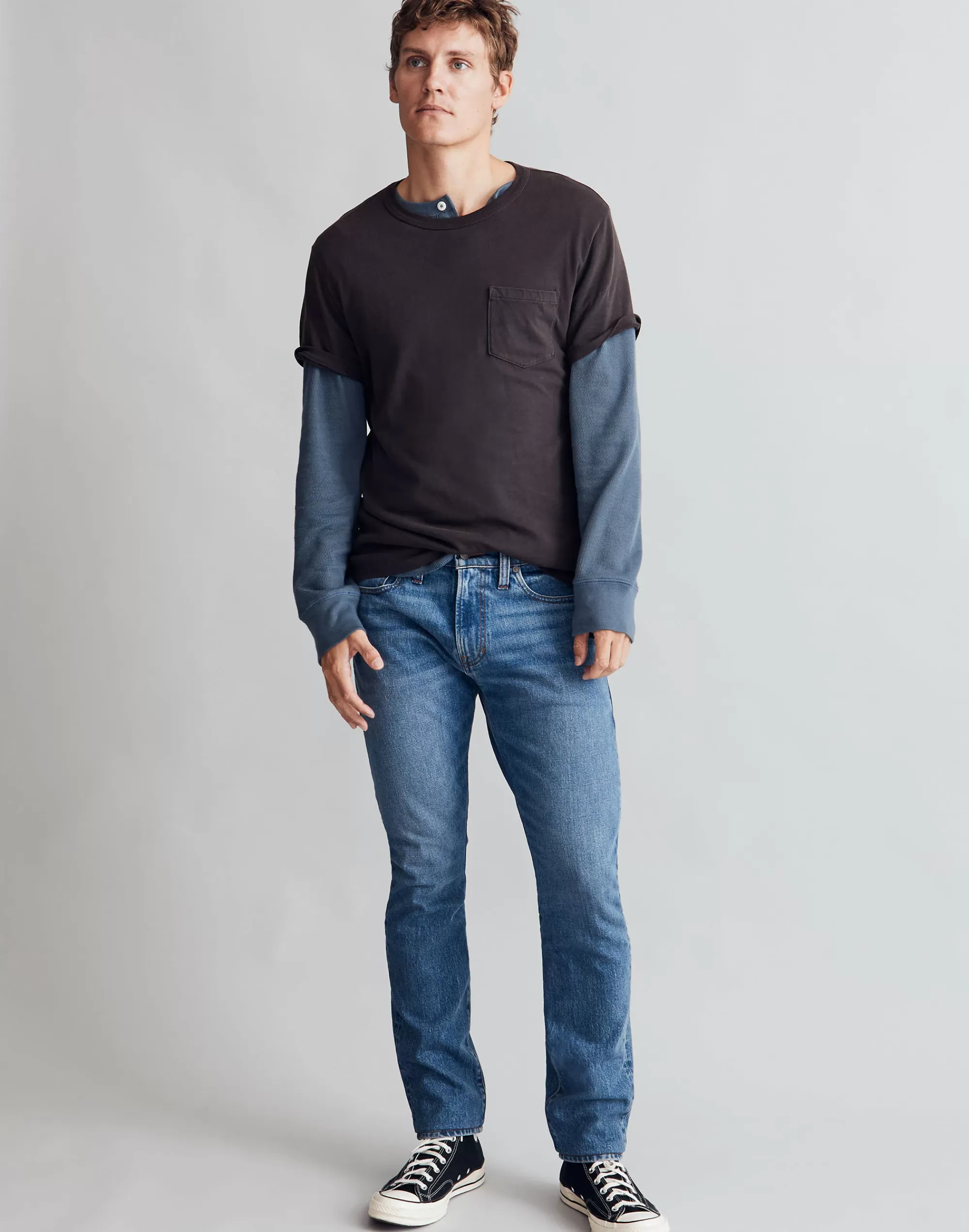 Madewell Athletic Slim Jeans>Athletic Slim Jeans In Freemont Wash