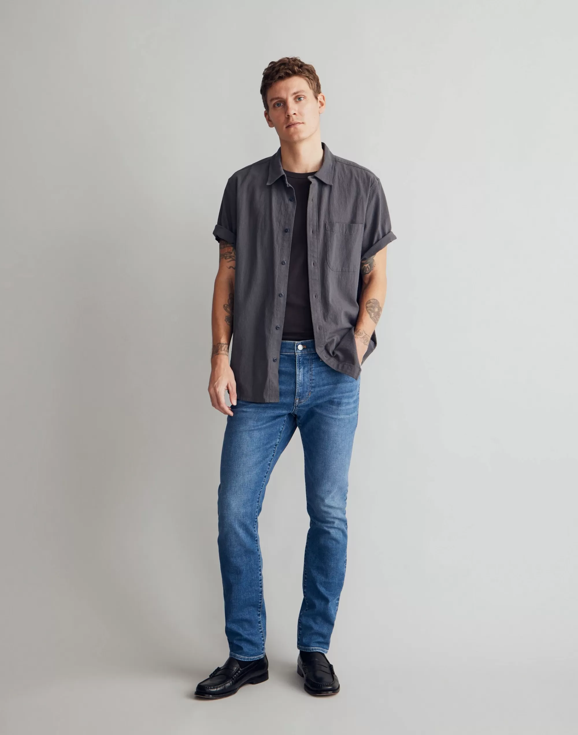 Madewell Athletic Slim Jeans>Athletic Slim Jeans In Haldon Wash