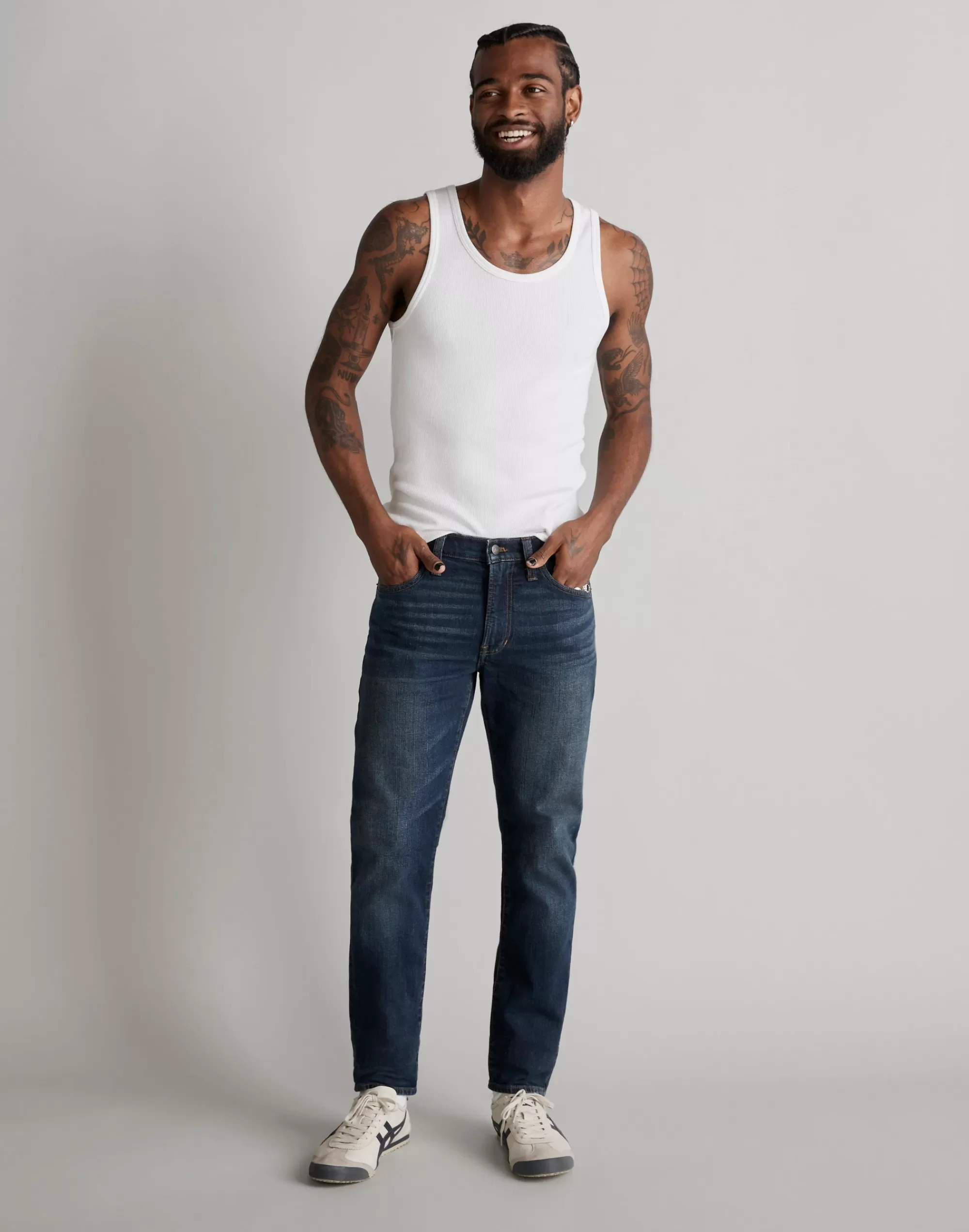 Madewell Athletic Slim Jeans>Athletic Slim Jeans In Stratfield Wash