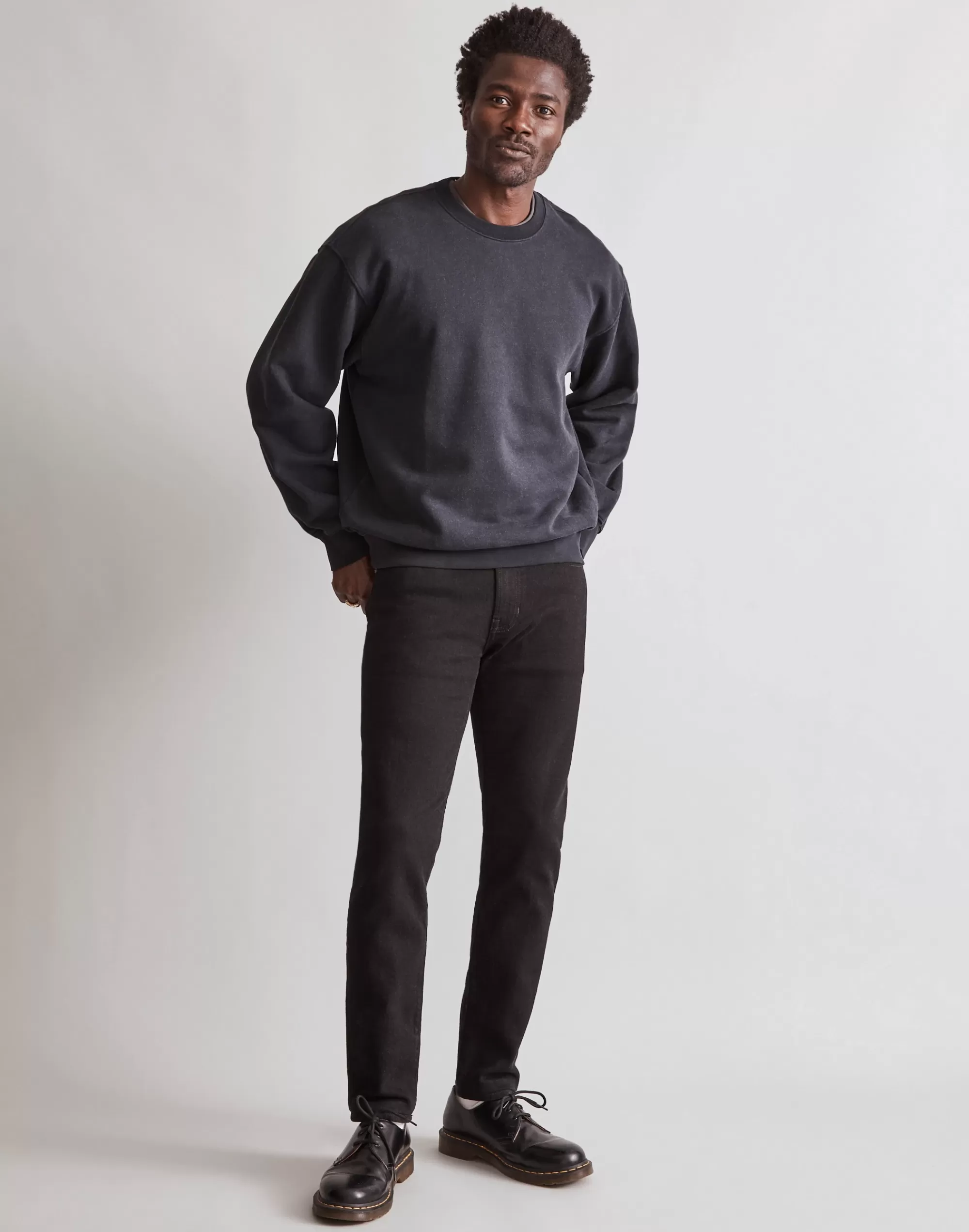 Madewell Athletic Slim Jeans>Athletic Slim Jeans In Wash Black