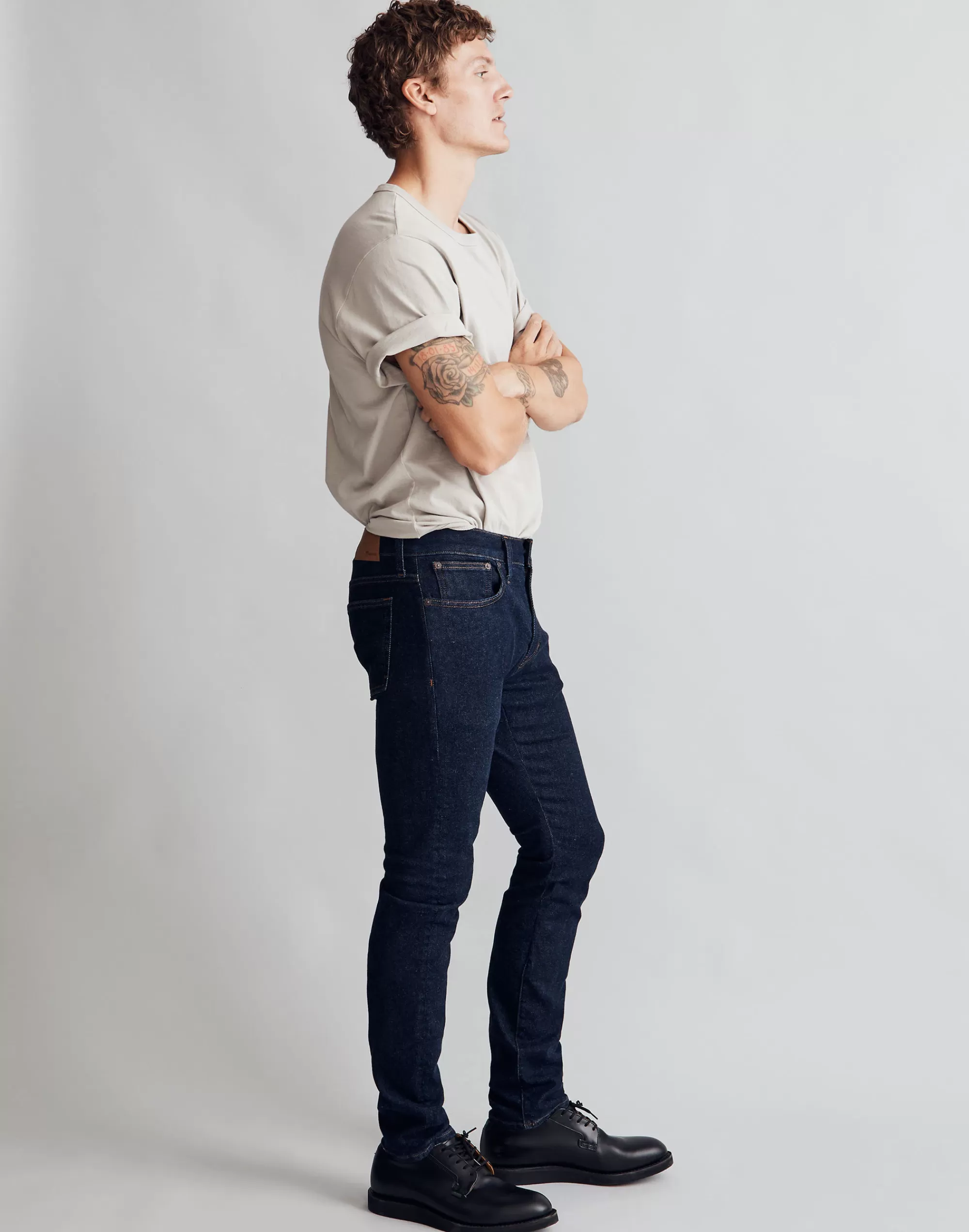 Madewell Athletic Slim Jeans>Athletic Slim Jeans In Dark Rinse Wash