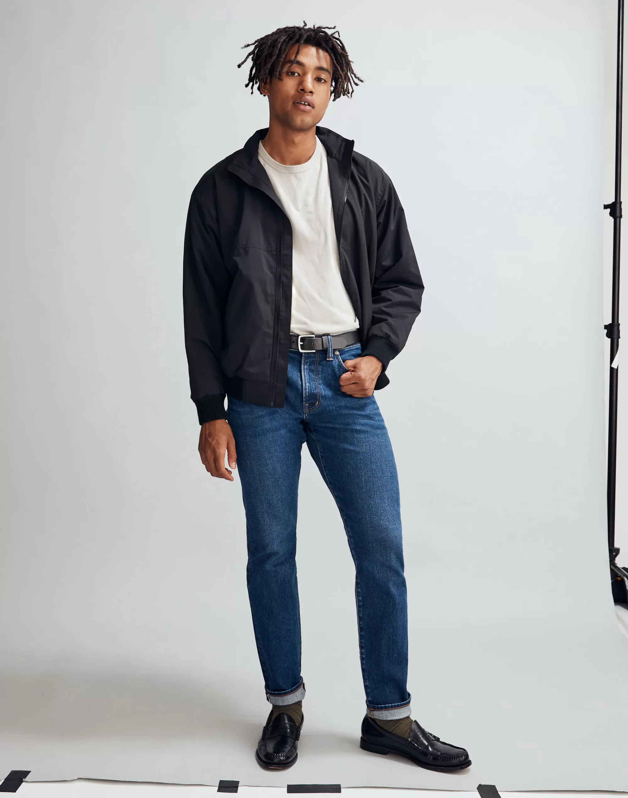 Madewell Athletic Slim Jeans>Athletic Slim Selvedge Jeans In Belcourt Wash