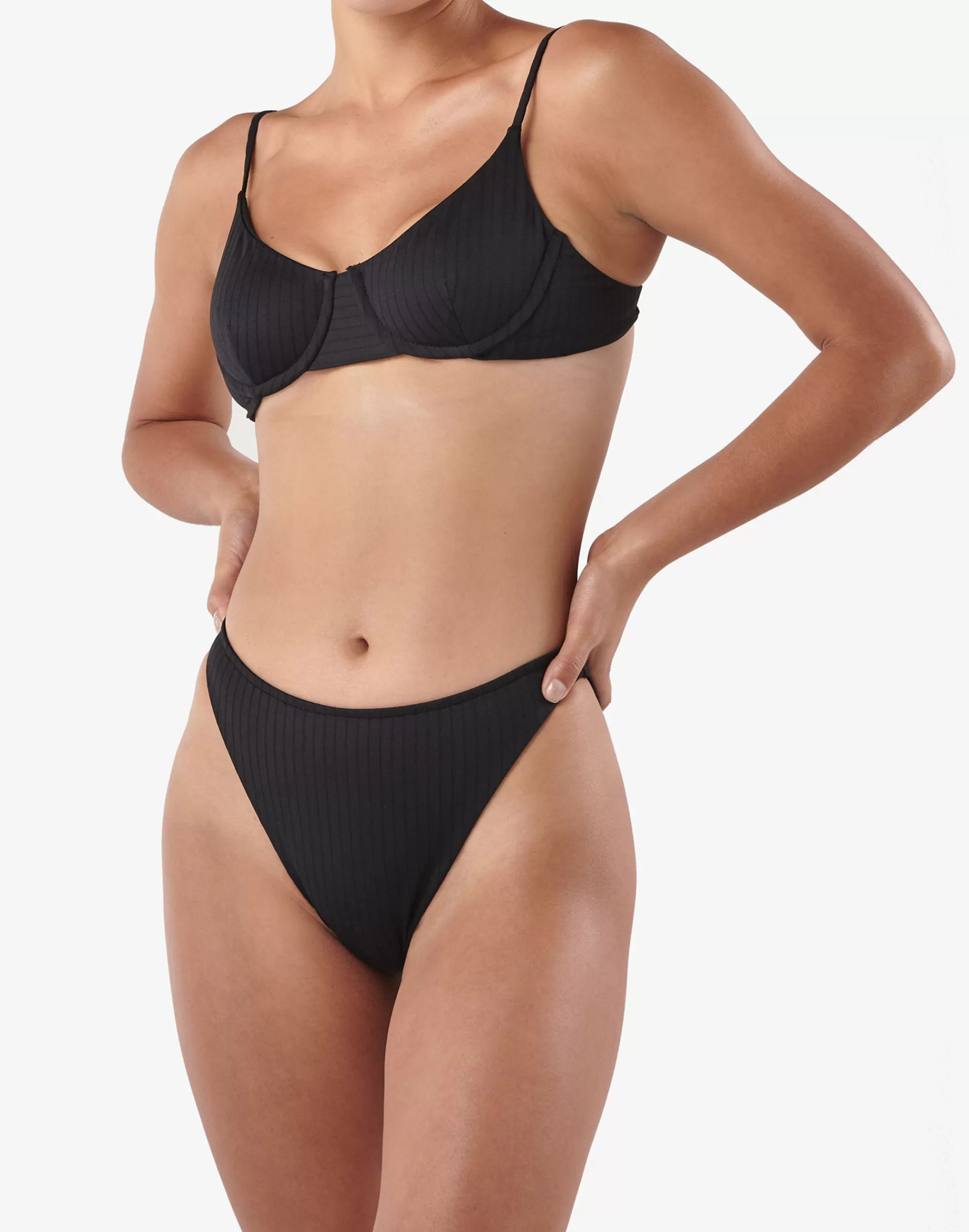 Madewell Swim>Atitlan Bikini Top Black