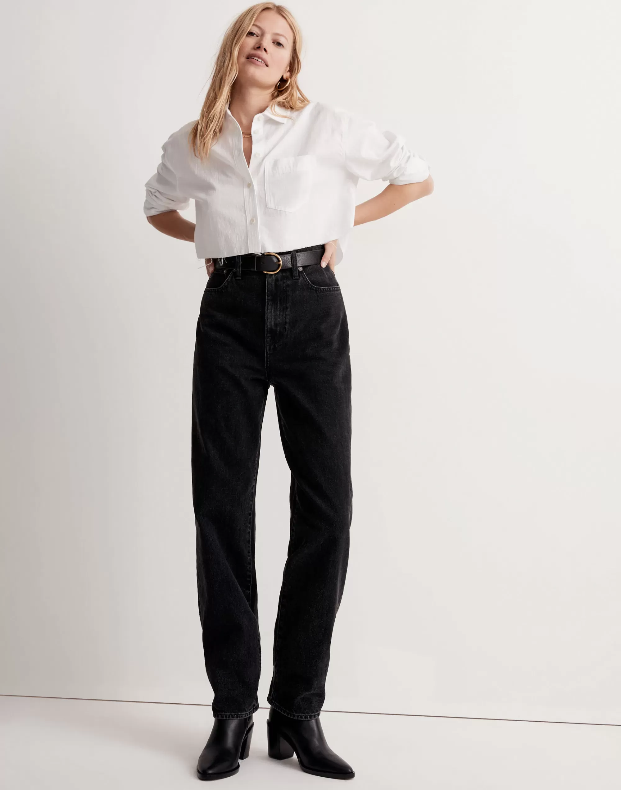 Madewell Baggy Jeans>Baggy Straight Jeans In Raybard Wash