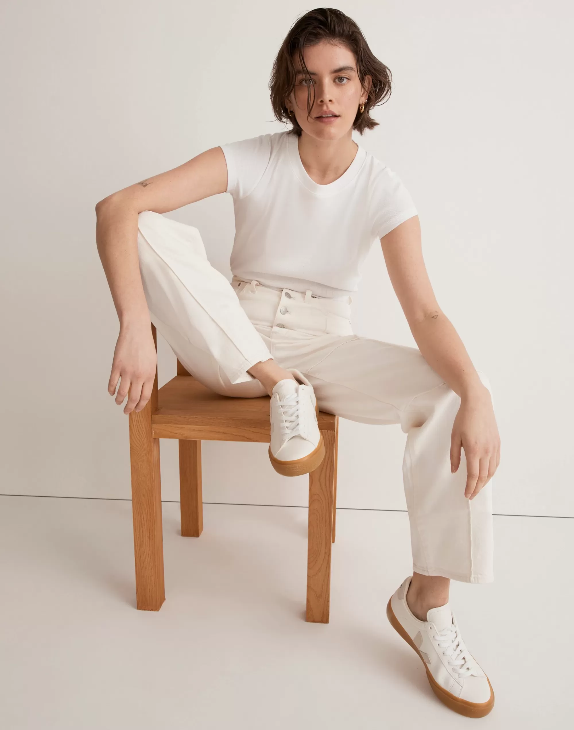 Madewell Straight-Leg Jeans>Baggy Straight Jeans In Vintage Canvas