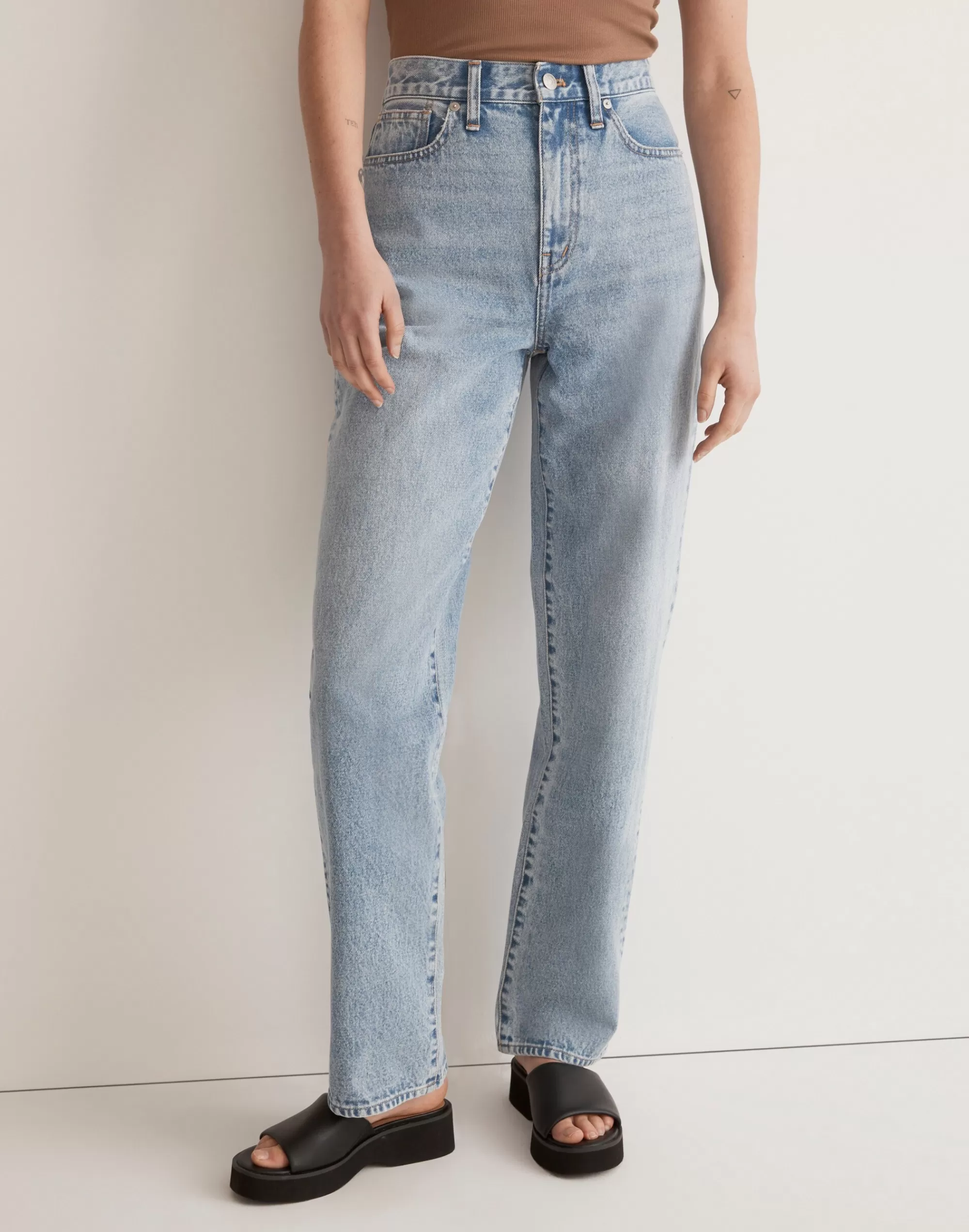 Madewell Jeans>Baggy Straight Jeans In Olvera Wash