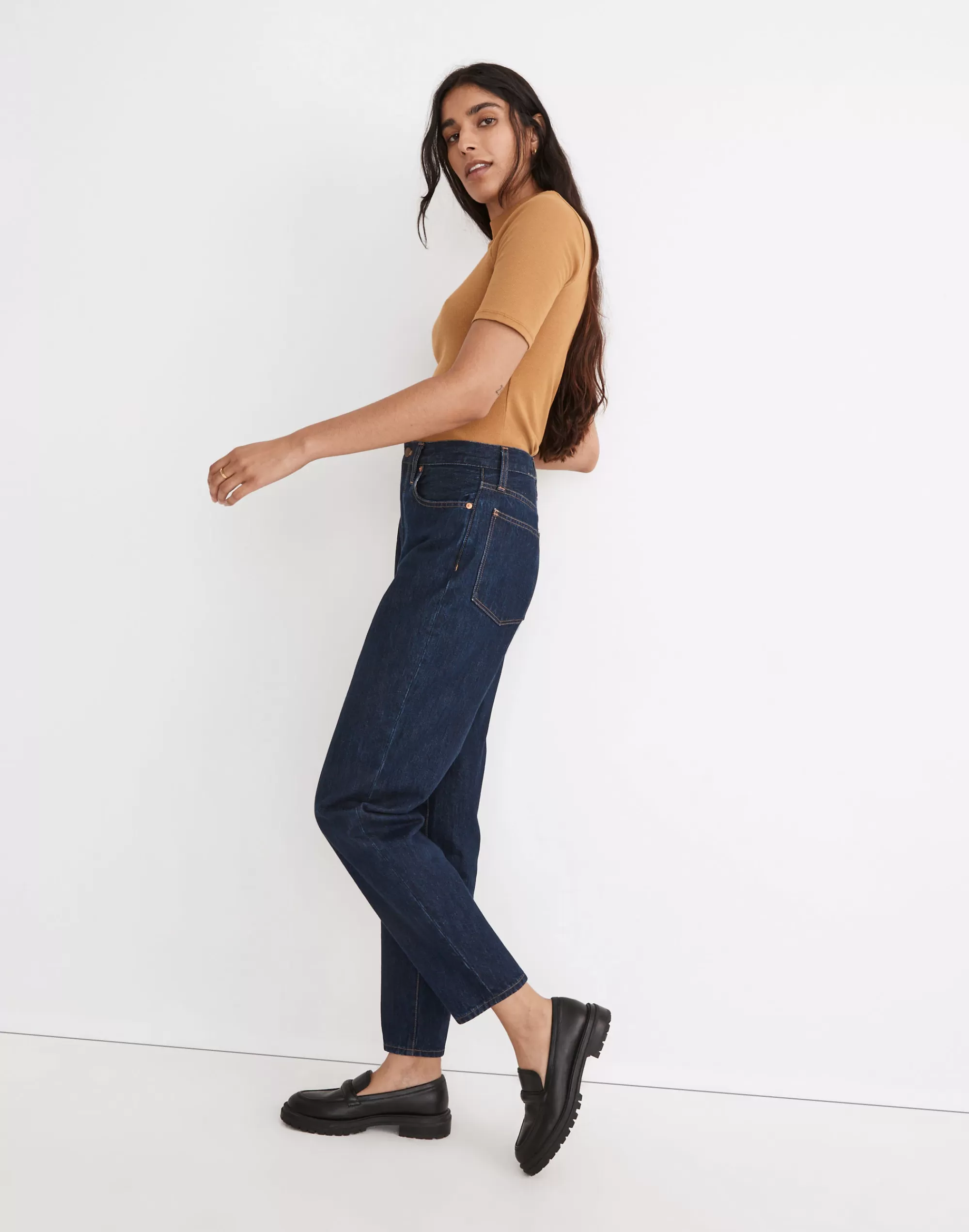 Madewell Jeans>Baggy Tapered Jeans In Dressler Wash