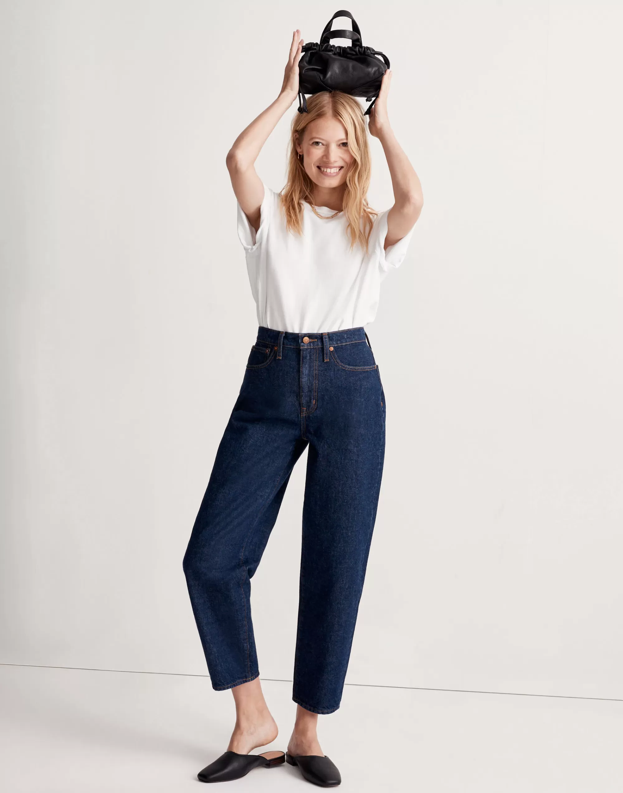 Madewell Wide-Leg Jeans>Balloon Jeans In Mapleside Wash