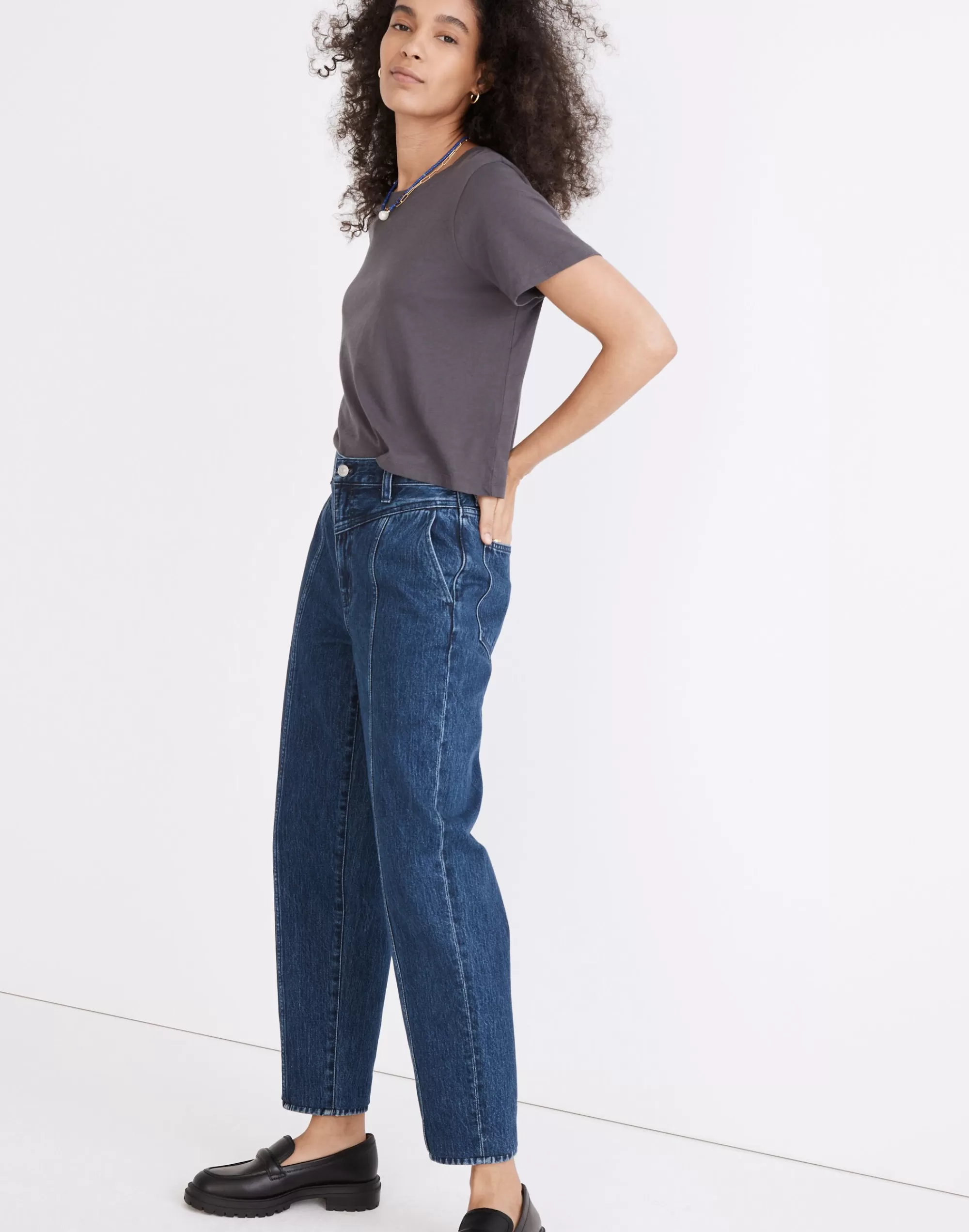 Madewell Wide-Leg Jeans>Balloon Jeans In Sanford Wash