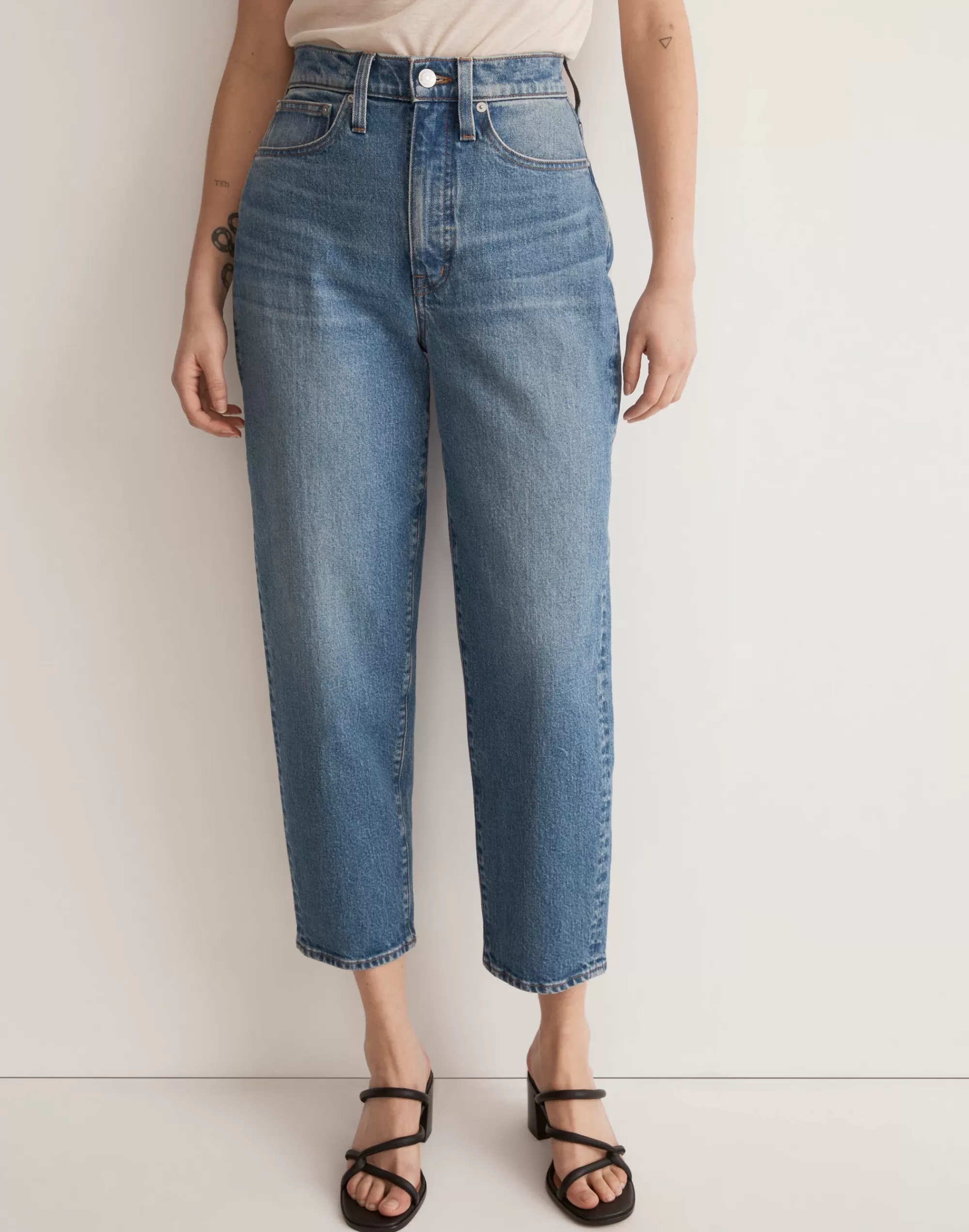 Madewell Wide-Leg Jeans>Balloon Jeans In Grandile Wash Grandline Wash