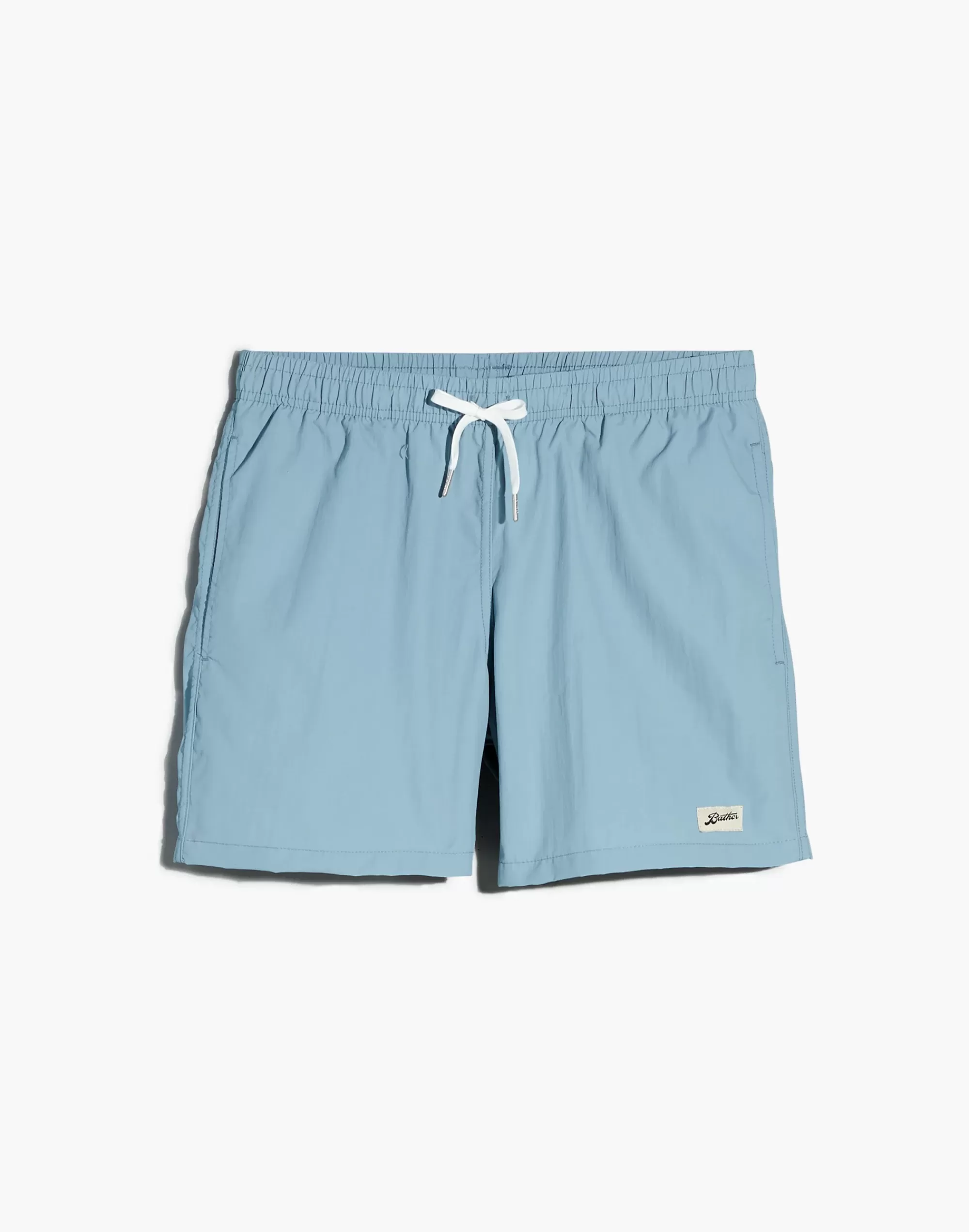 Madewell Swim>Bather Swim Trunks In Solid Solid Stone